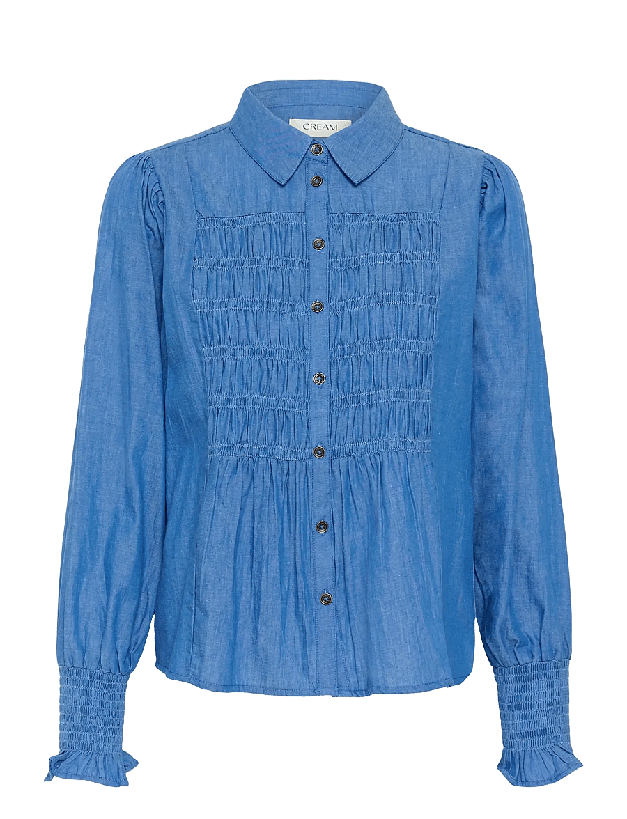 Cream - CRKami Shirt - langærmede skjorter - providence blue denim - 1