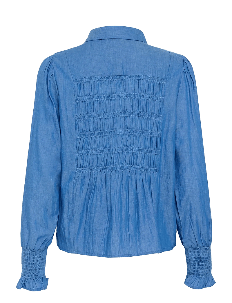 Cream - CRKami Shirt - long-sleeved shirts - providence blue denim - 2