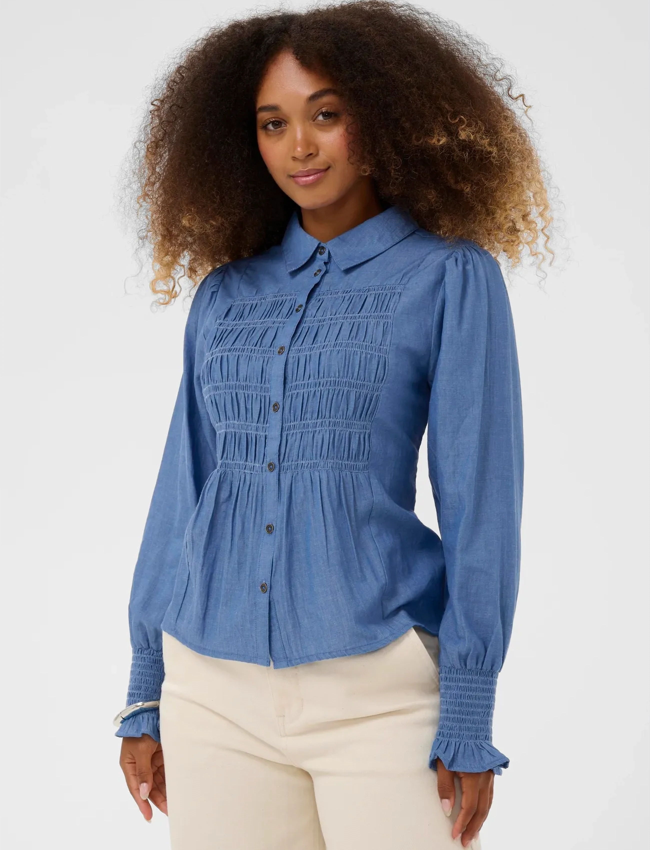 Cream CRKami Shirt - Blusar & Skjortor - PROVIDENCE BLUE DENIM / blue