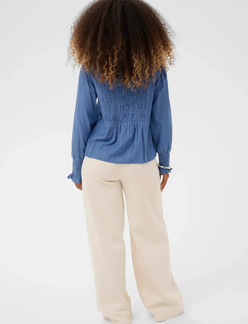 Cream - CRKami Shirt - long-sleeved shirts - providence blue denim - 4