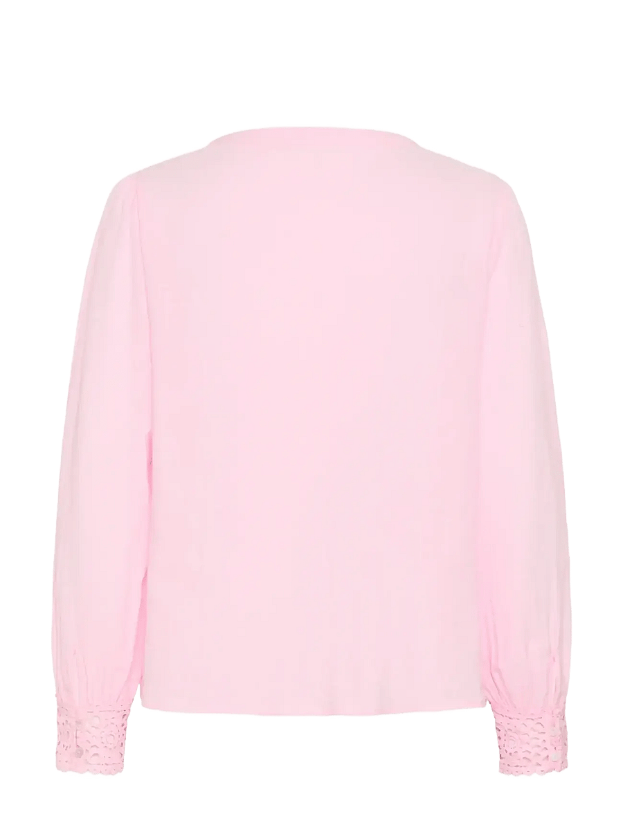 Cream - CRDelia Blouse - pikkade varrukatega pluusid - pink nectar - 2