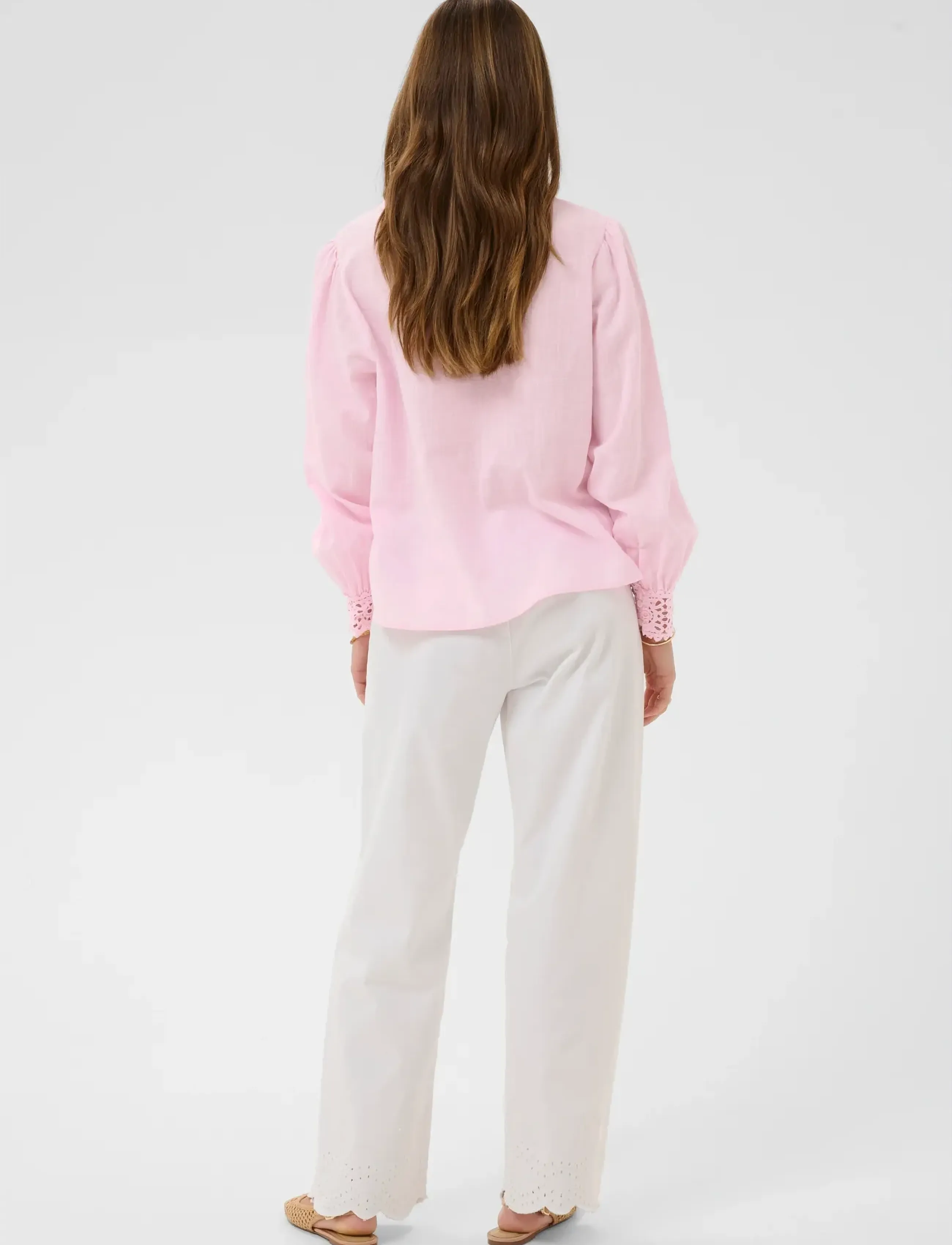 Cream - CRDelia Blouse - langärmelige blusen - pink nectar - 4