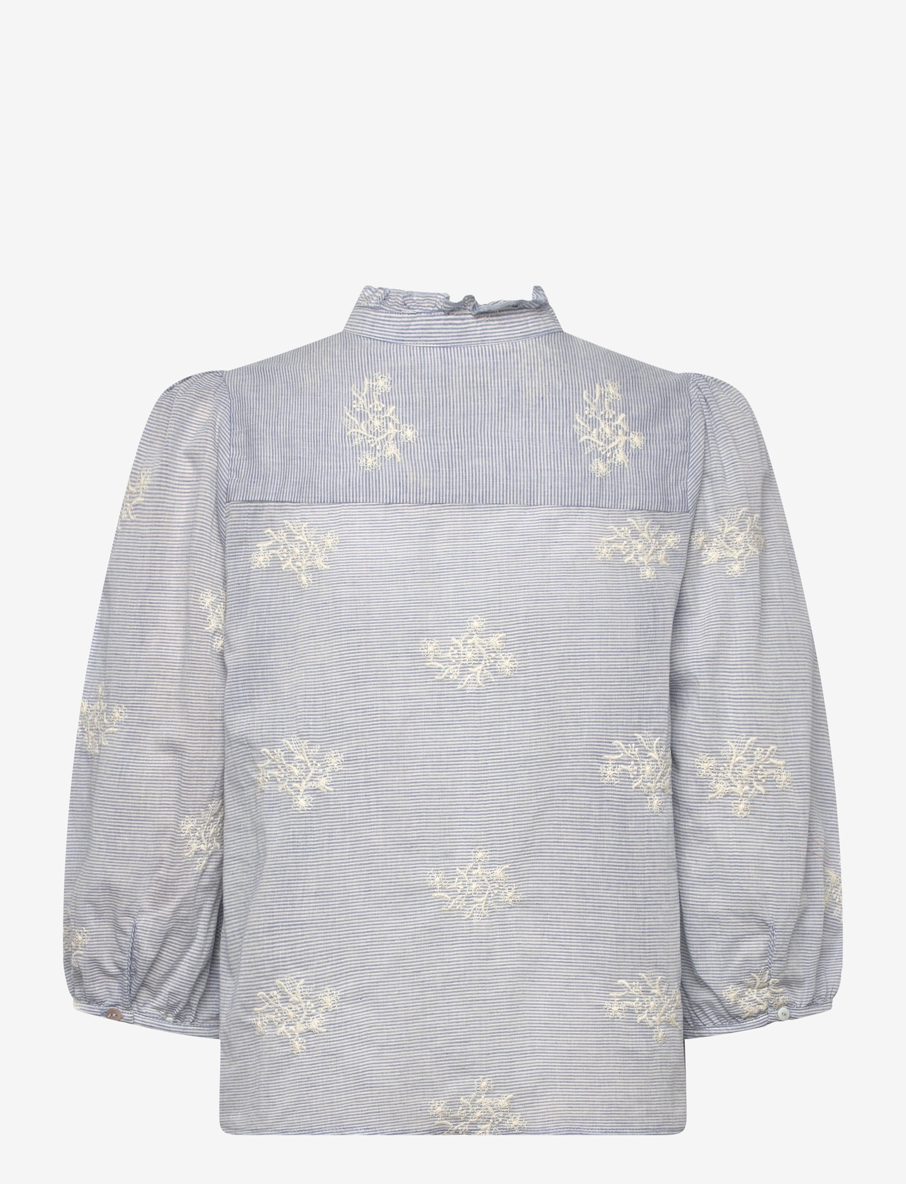 Cream - CRKorey Blouse - long sleeved blouses - frozen fjord white stripe - 1