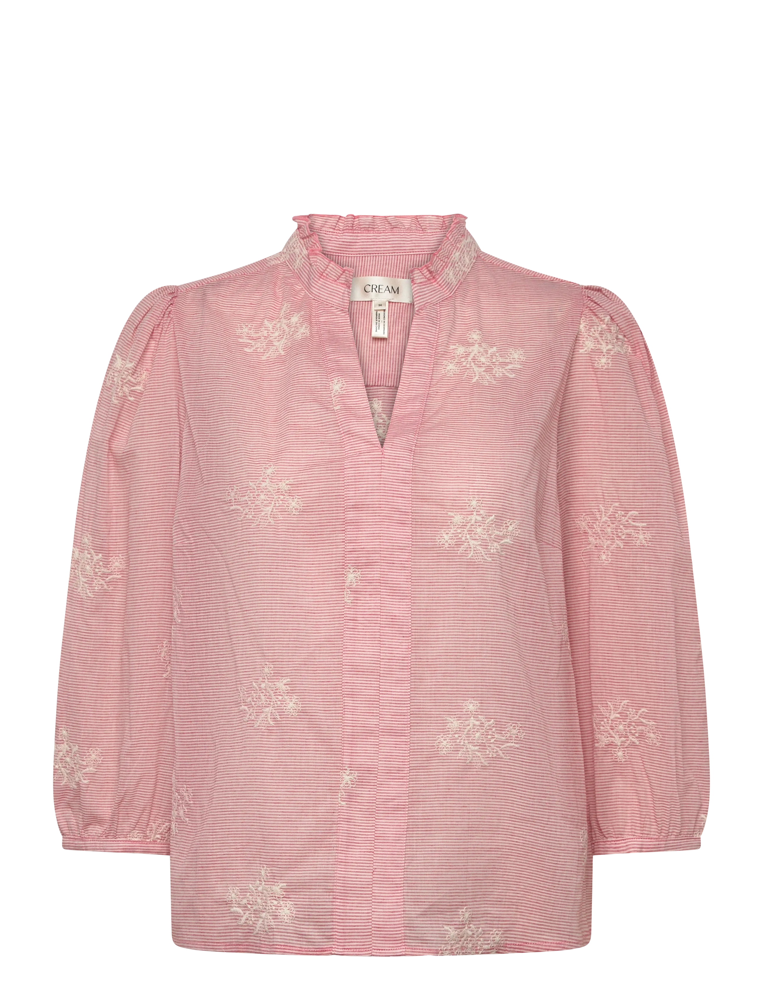 Cream Crkorey Blouse, 44, Blouses, Rosa - Long-sleeved, Frauen
