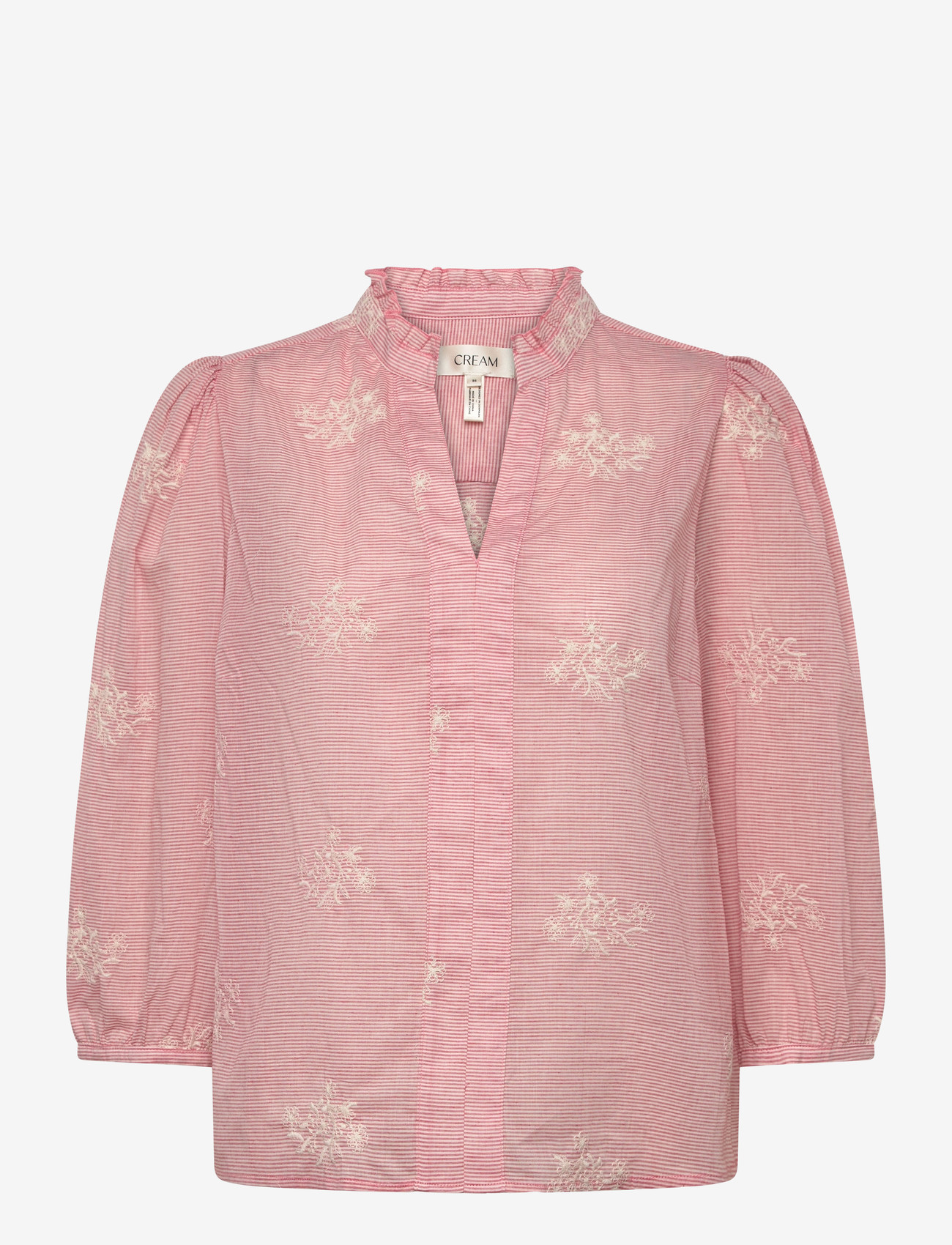 Cream - CRKorey Blouse - langærmede bluser - high red white stripe - 0