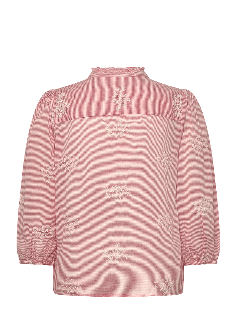 Cream - CRKorey Blouse - langærmede bluser - high red white stripe - 1