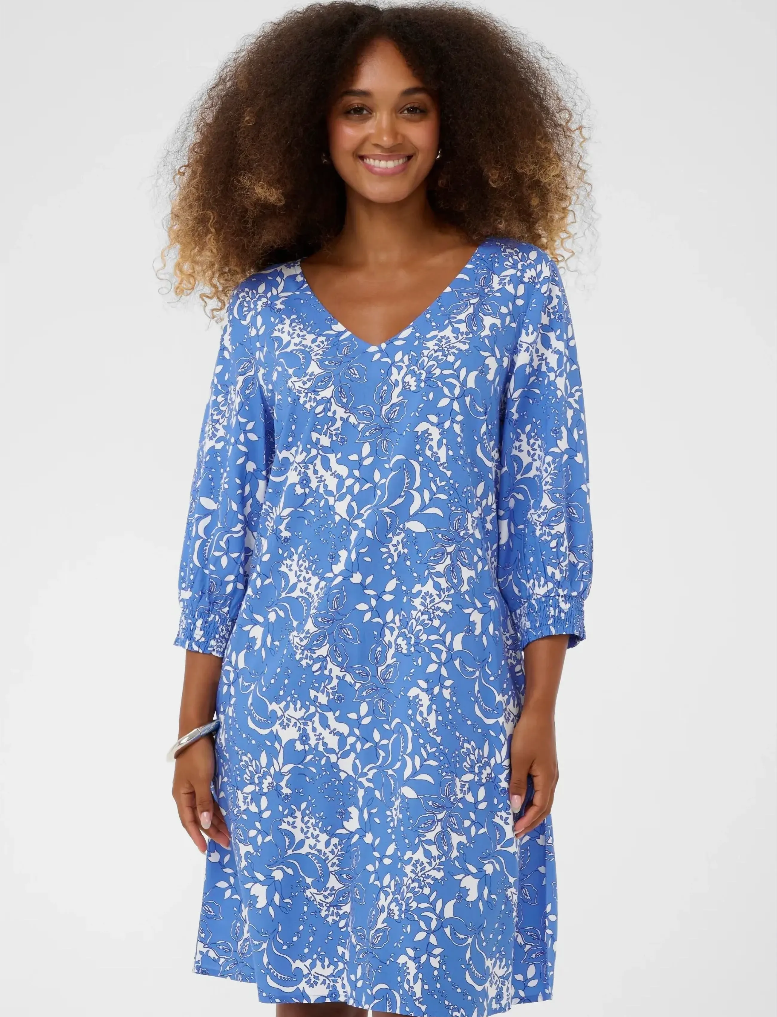 Cream CRTiah Short Dress - Kollektsioonid - BLUE TOILE / blue