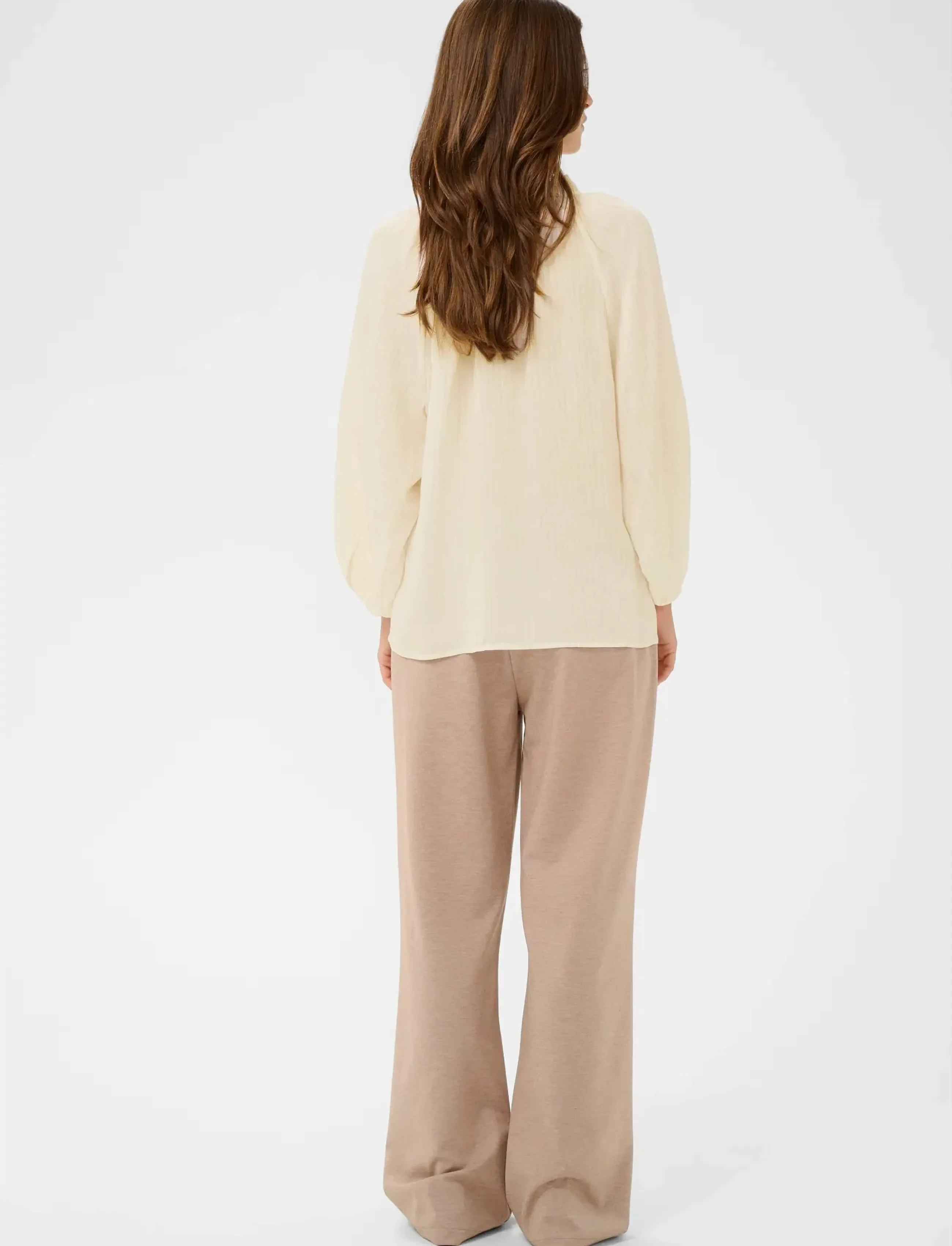 Cream - CROma Blouse - pikkade varrukatega pluusid - whisper white - 4