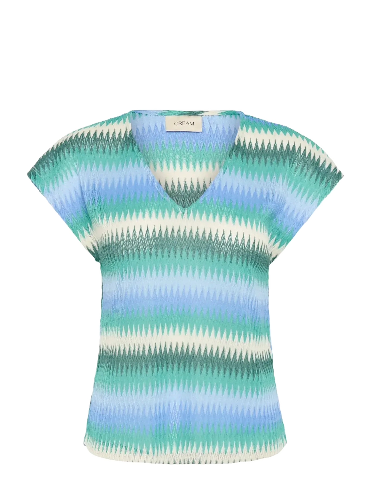 Cream CRDelfina Blouse - Blouses & Overhemden - ZIG ZAG MISSONI / blue