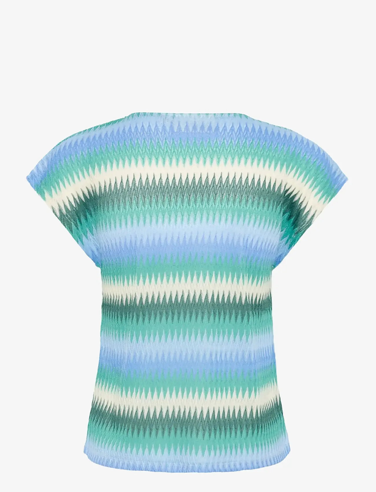 Cream - CRDelfina Blouse - kortærmede bluser - zig zag missoni - 2