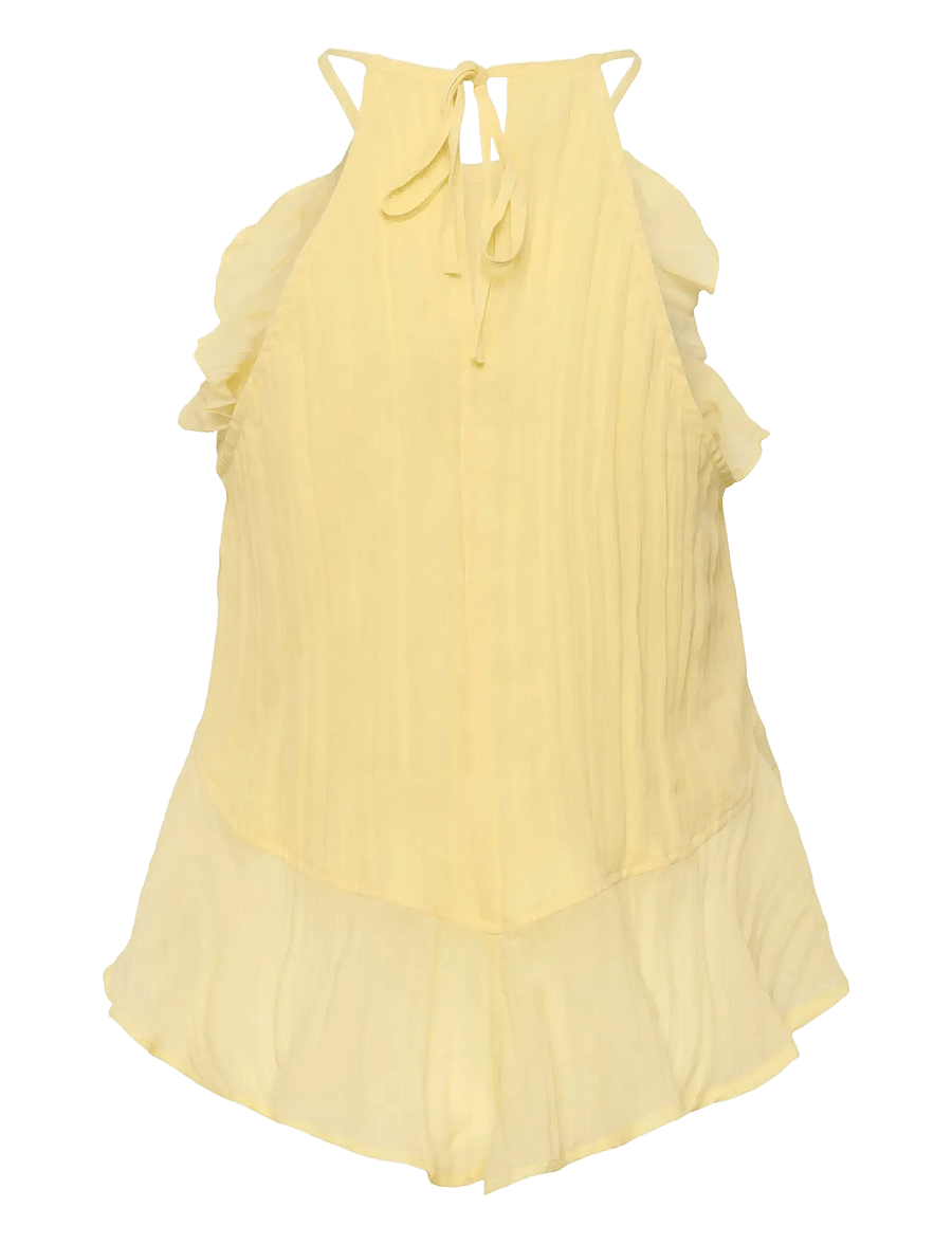 Cream - CRIsabelle Top - sleeveless blouses - lemon meringue - 2