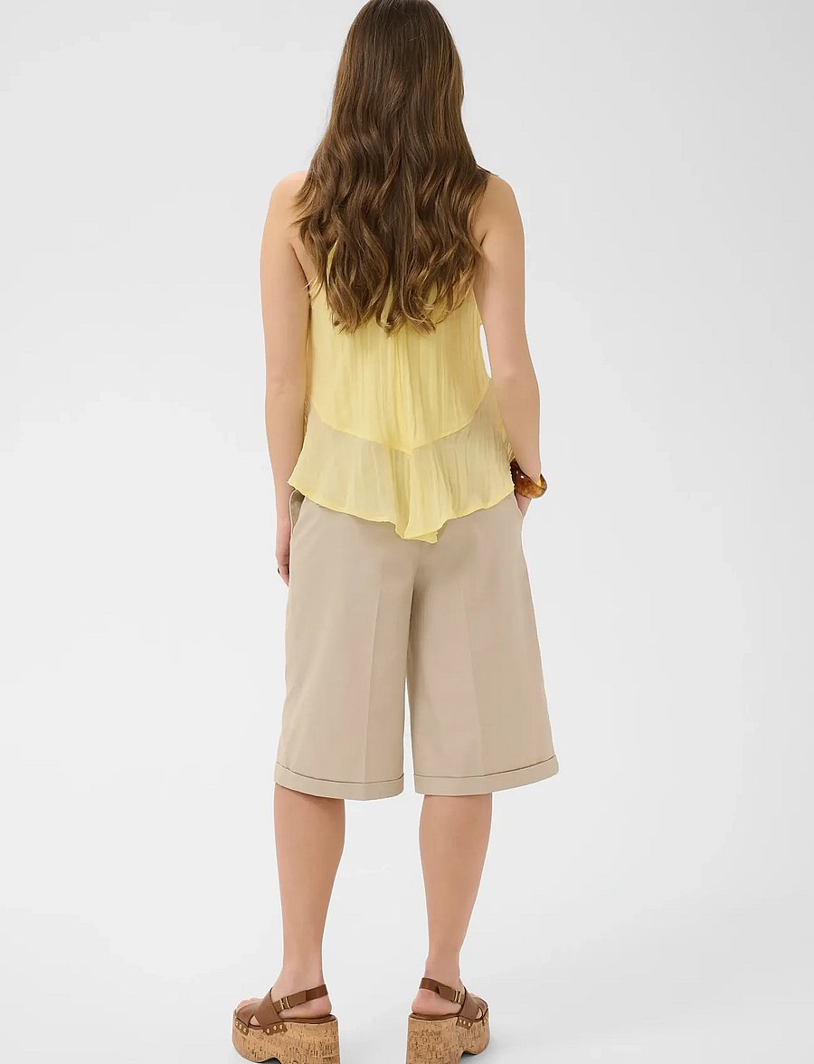 Cream - CRIsabelle Top - sleeveless blouses - lemon meringue - 4
