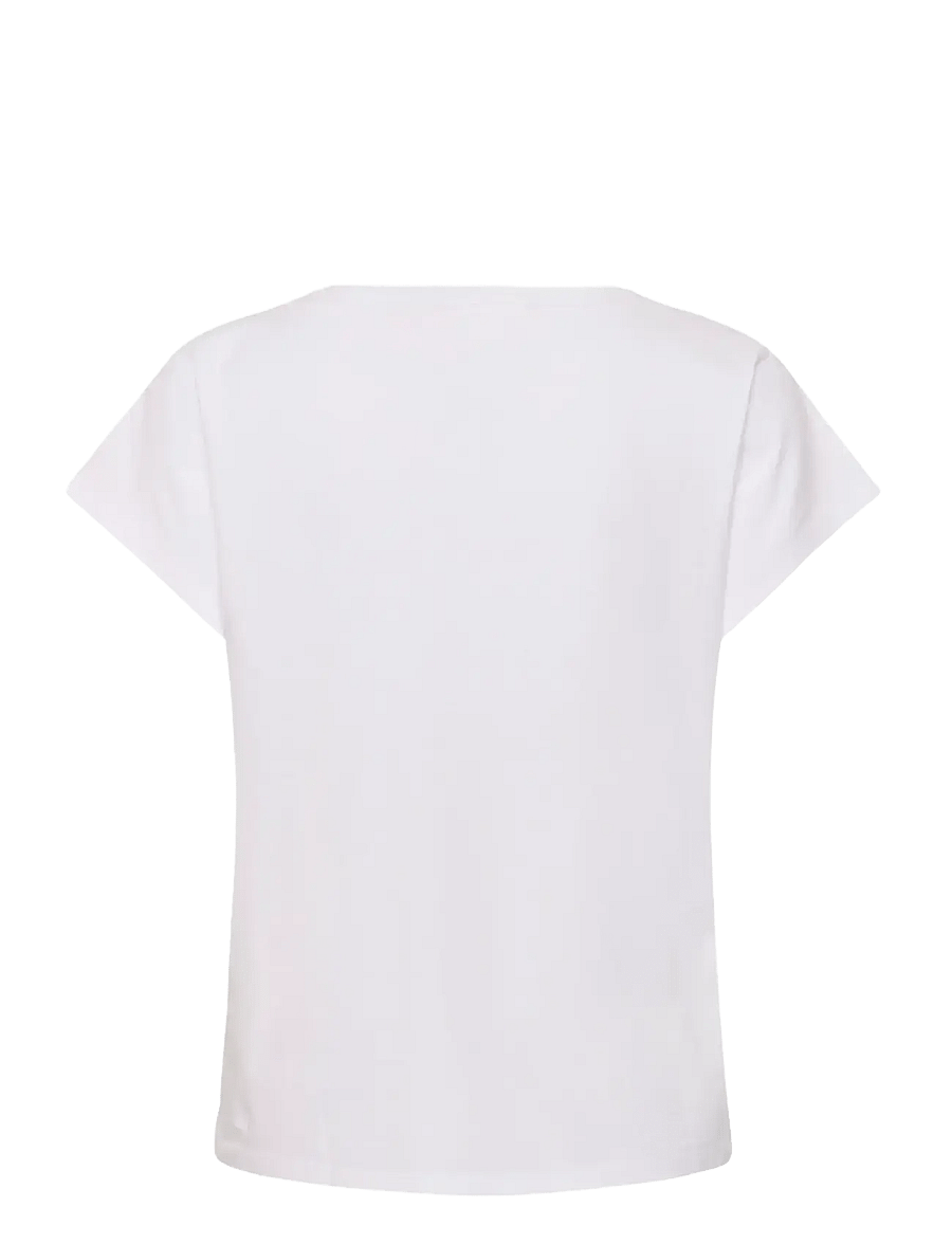 Cream - CRNibia Tshirt - t-shirts - snow white - 2