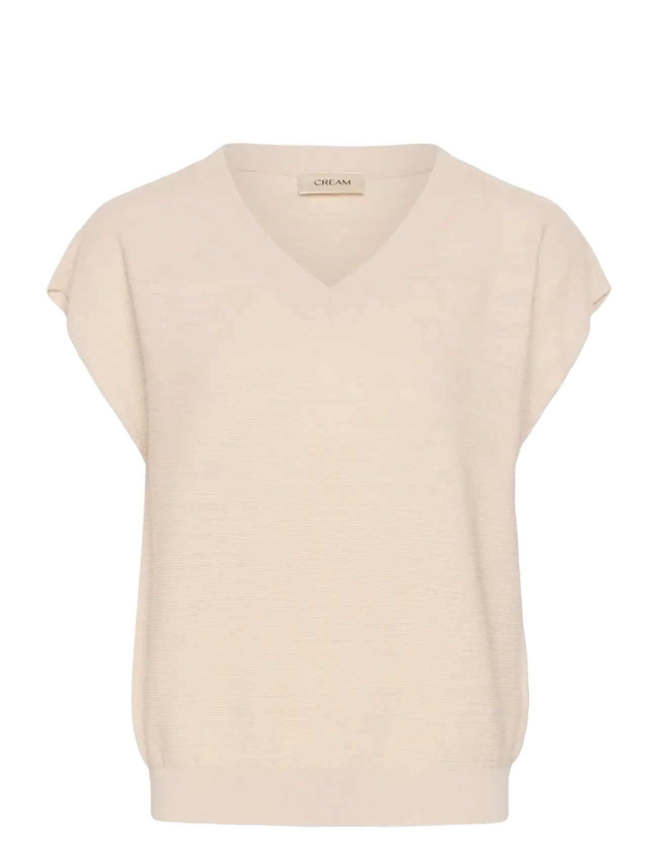CREAM Crevisa Knit Bluse Cream - M - Damen