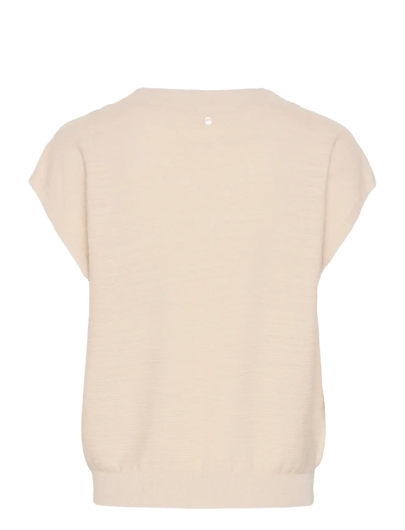 Cream - CREvisa Knit Blouse - stickade västar - perfectly pale - 2