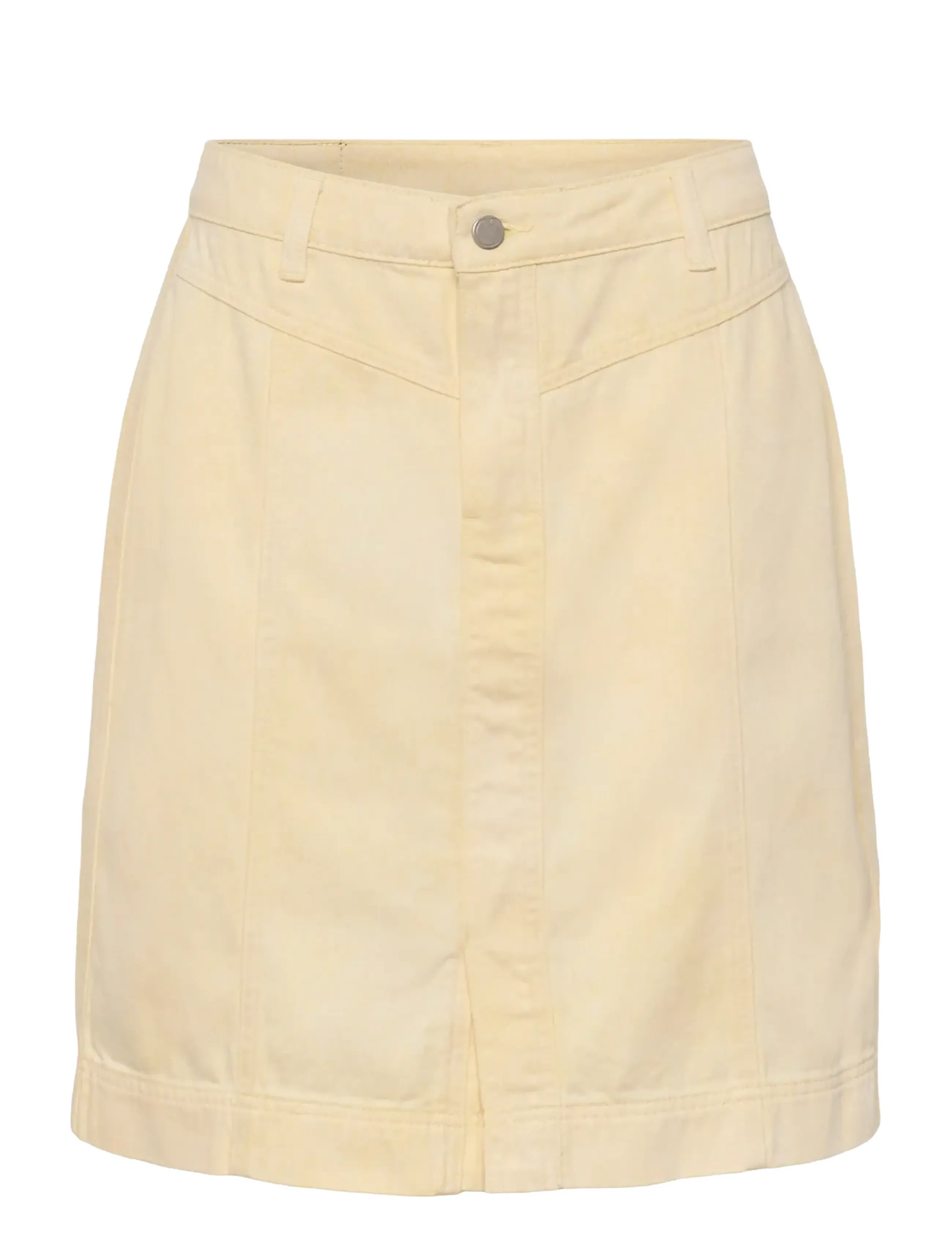 Cream CRLorra Skirt - Skirts - LEMON MERINGUE MELANGE / yellow