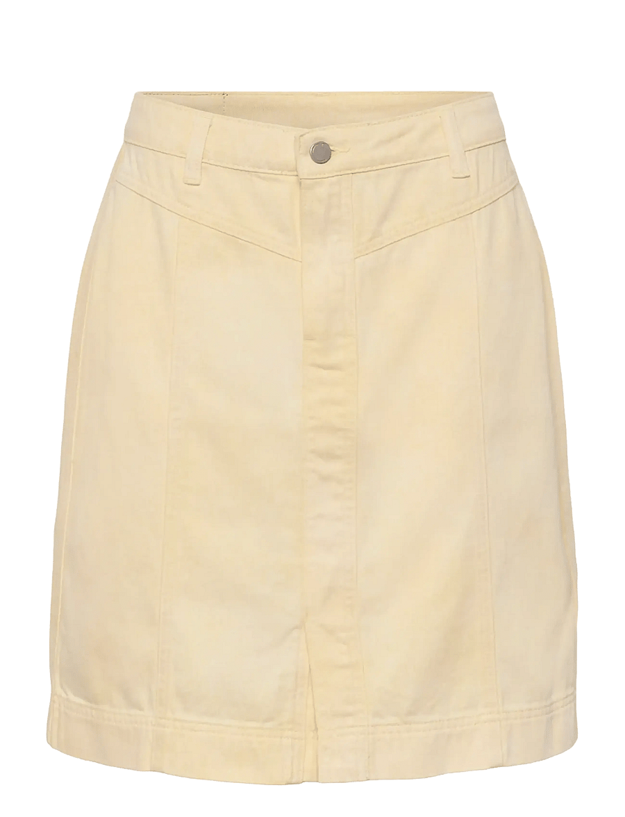 Cream - CRLorra Skirt - denimnederdele - lemon meringue melange - 1