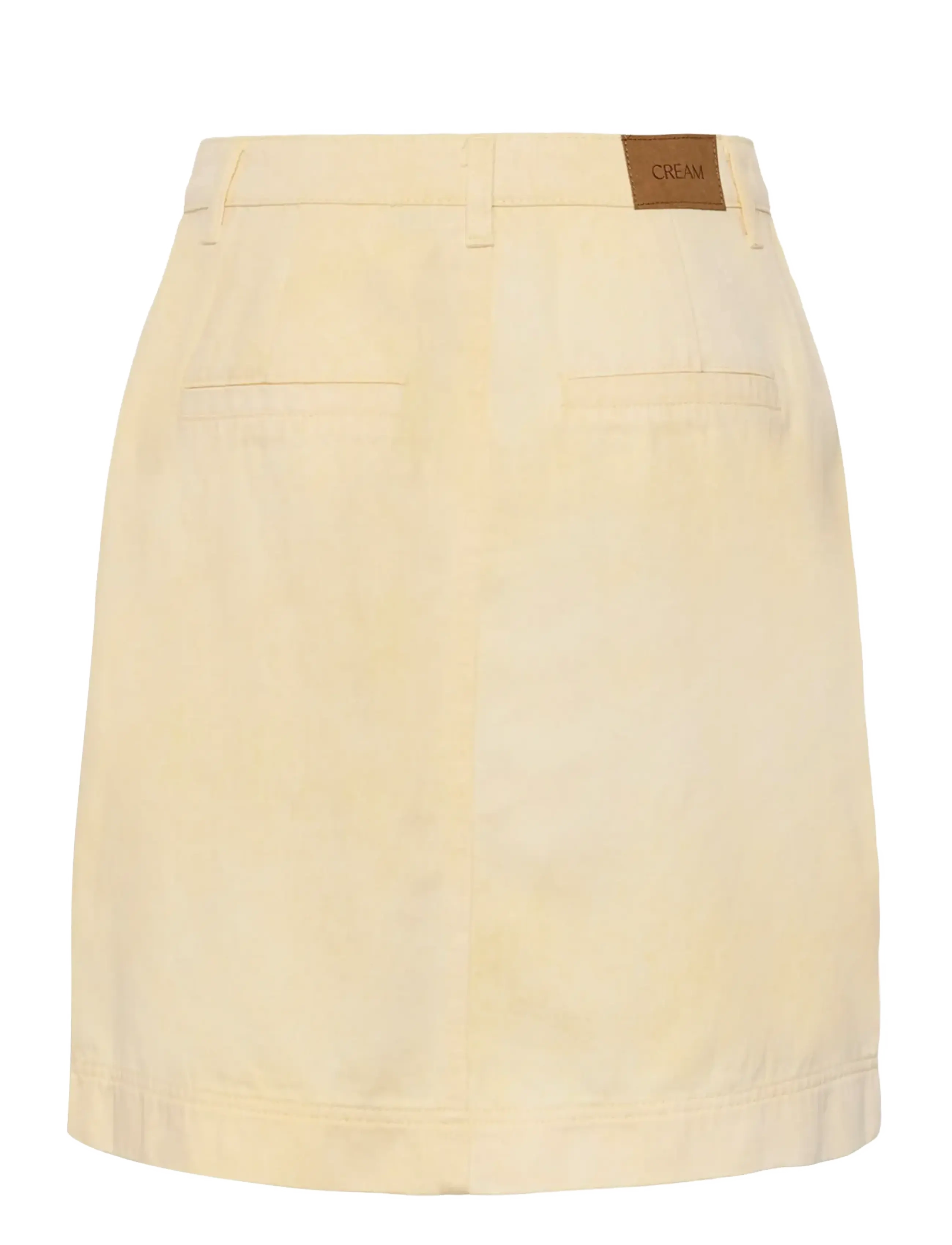 Cream - CRLorra Skirt - jeansröcke - lemon meringue melange - 2