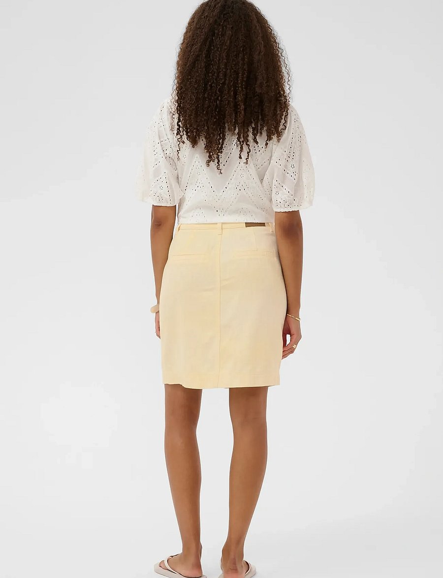 Cream - CRLorra Skirt - denimnederdele - lemon meringue melange - 3