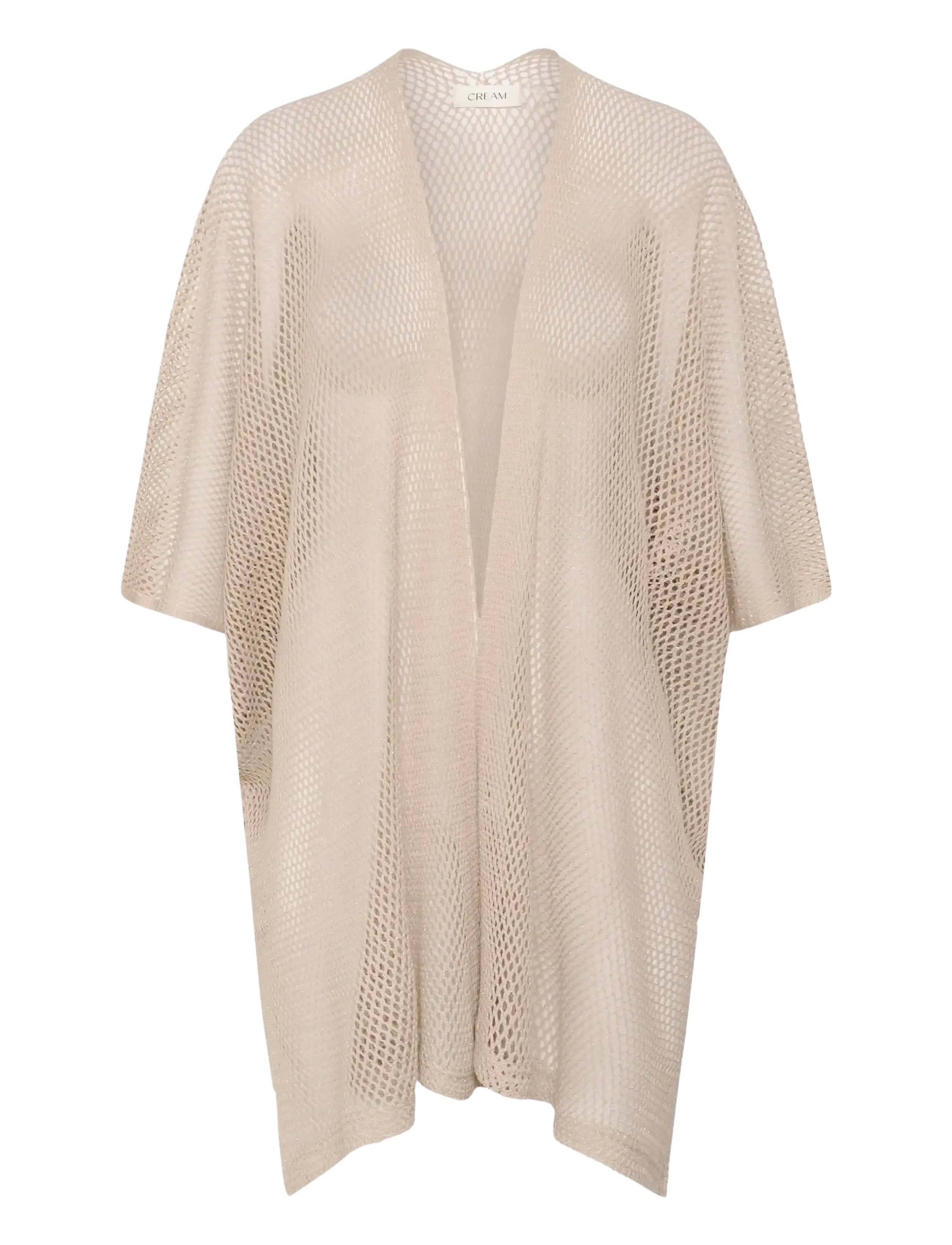 CREAM Crgert Knit Cardigan Beige - One Size - Damen