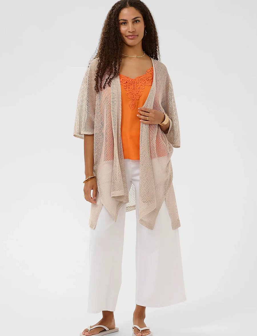 Cream - CRGert Knit Cardigan - kardiganid - perfectly pale - 0