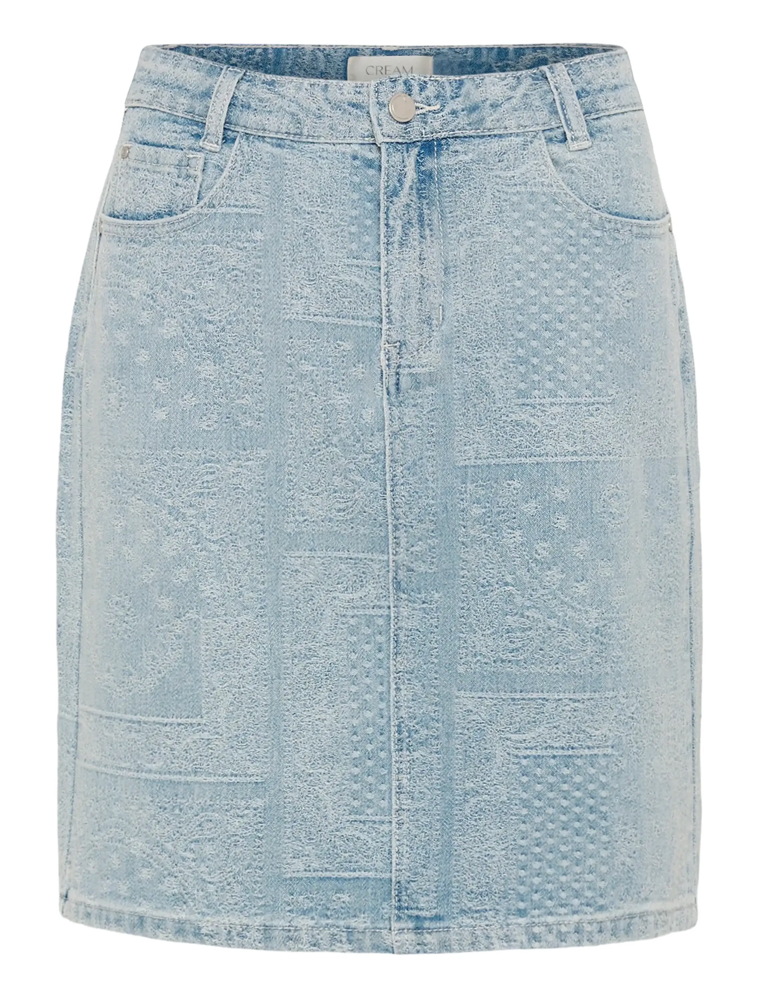 Cream CRLucy Skirt - Skirts - BLUE DENIM JACQUARD / blue