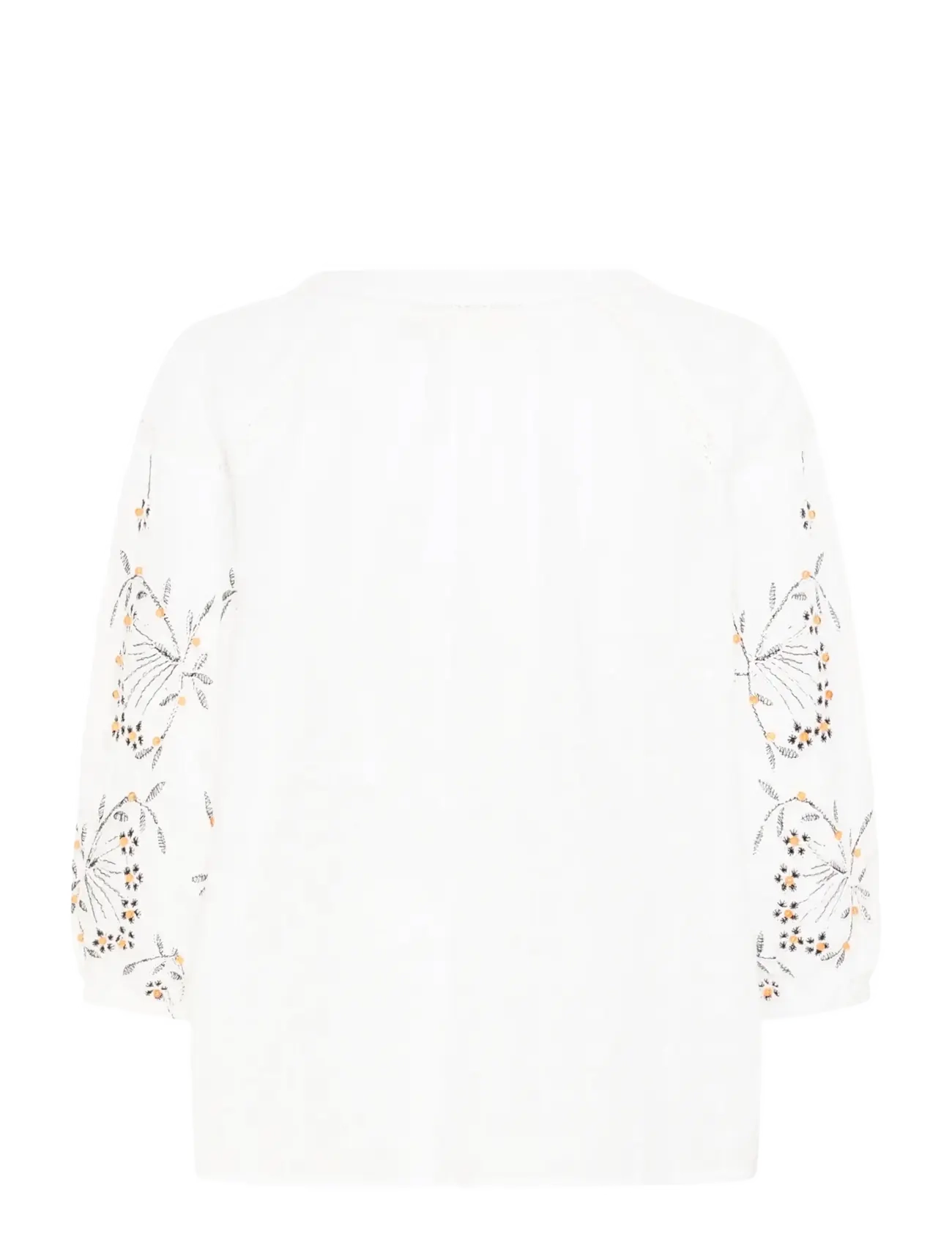 Cream - CRSereni Blouse - langärmelige blusen - snow white - 2