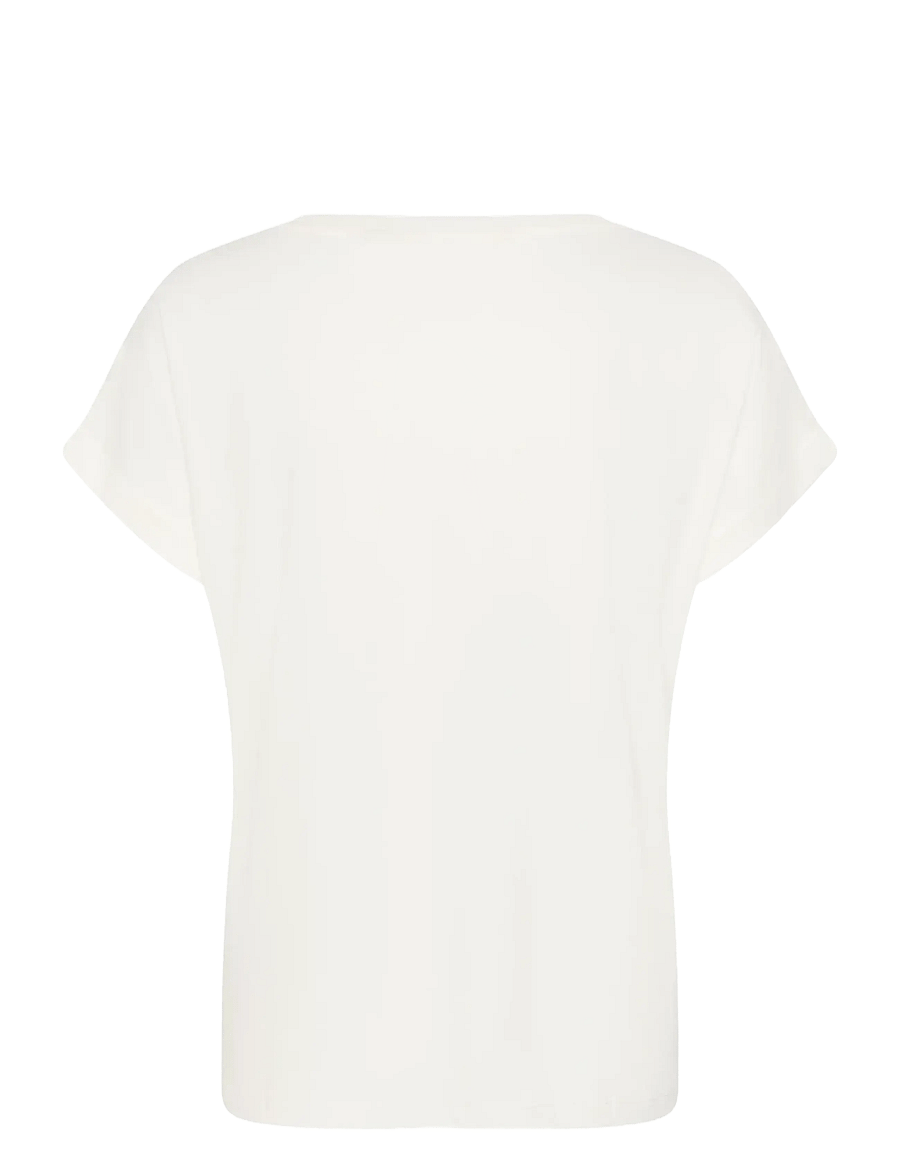 Cream - CRAlma T-Shirt - stuttermarbolir - sea sun text - 2