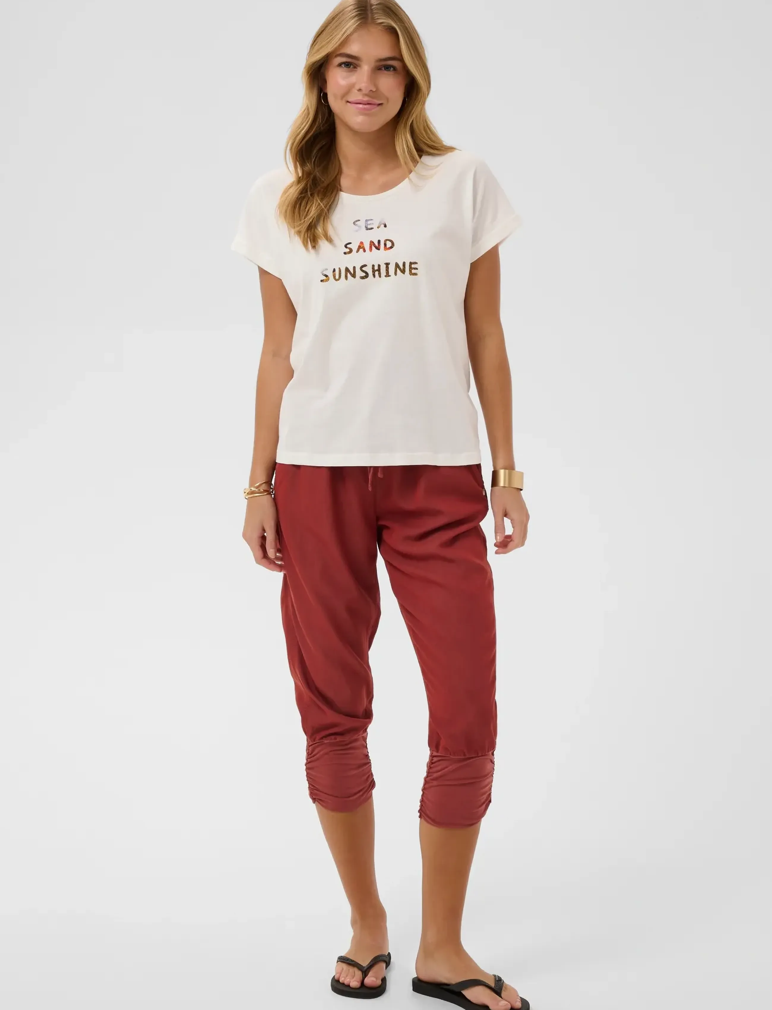 Cream - CRAlma T-Shirt - t-shirts - sea sun text - 3