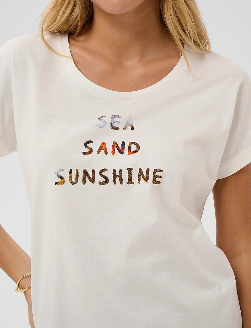 Cream - CRAlma T-Shirt - t-shirts - sea sun text - 5
