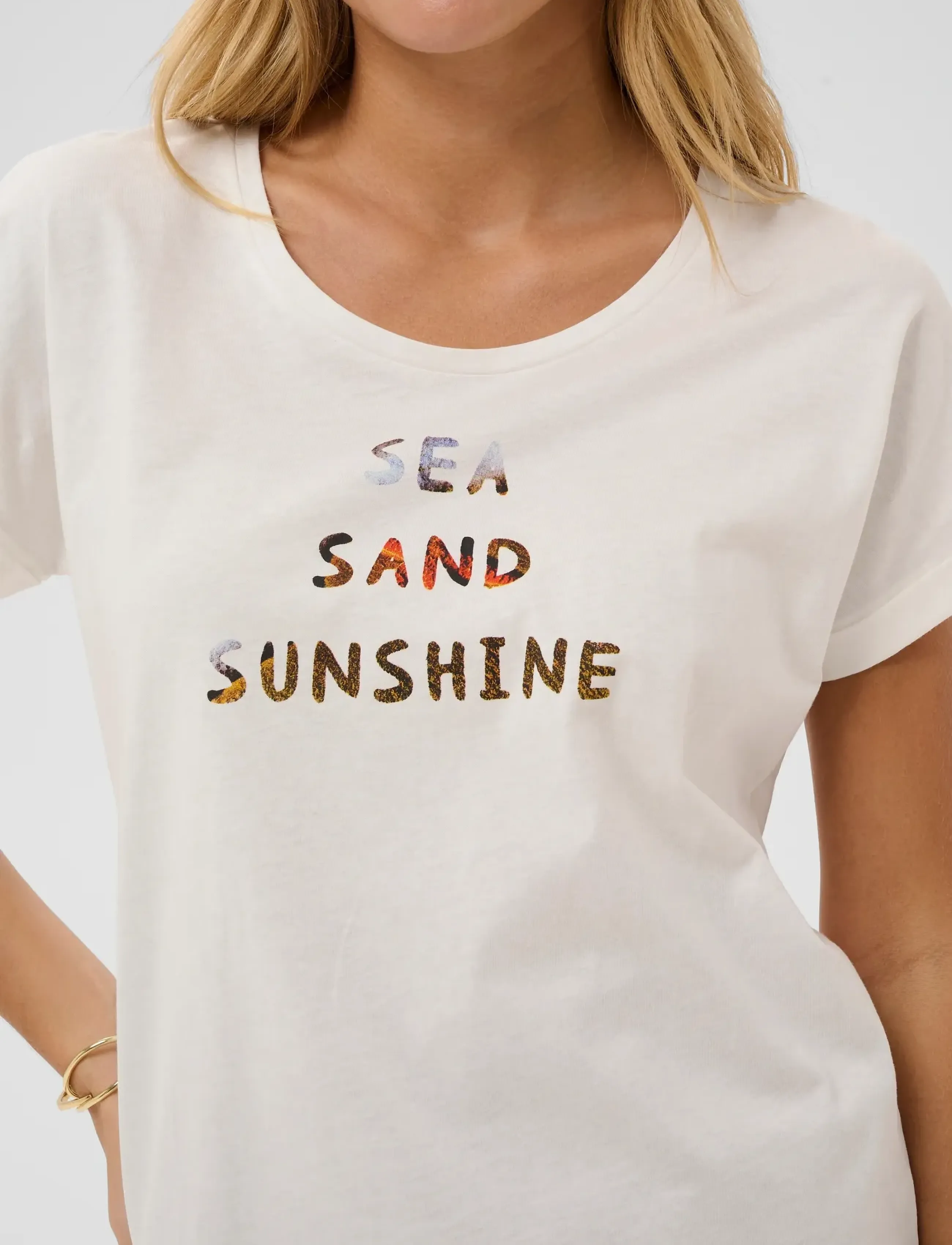 Cream - CRAlma T-Shirt - t-shirts - sea sun text - 5