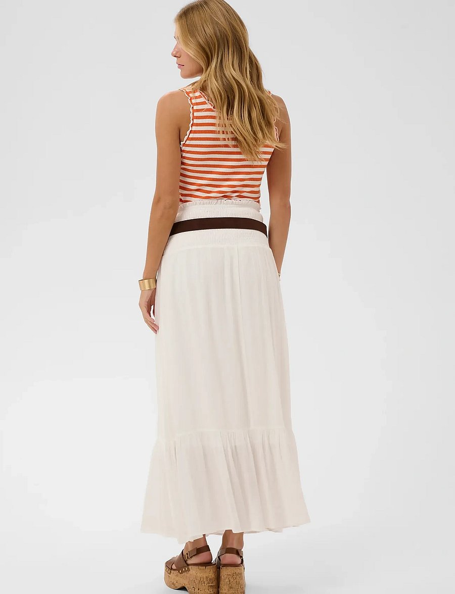 Cream - CRAllie Skirt - maksiseelikud - snow white - 4