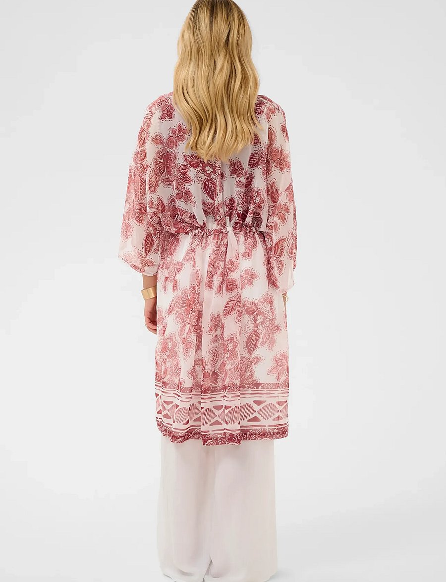 Cream - CRJessica Kimono - sommarklänningar - brandy flower - 3