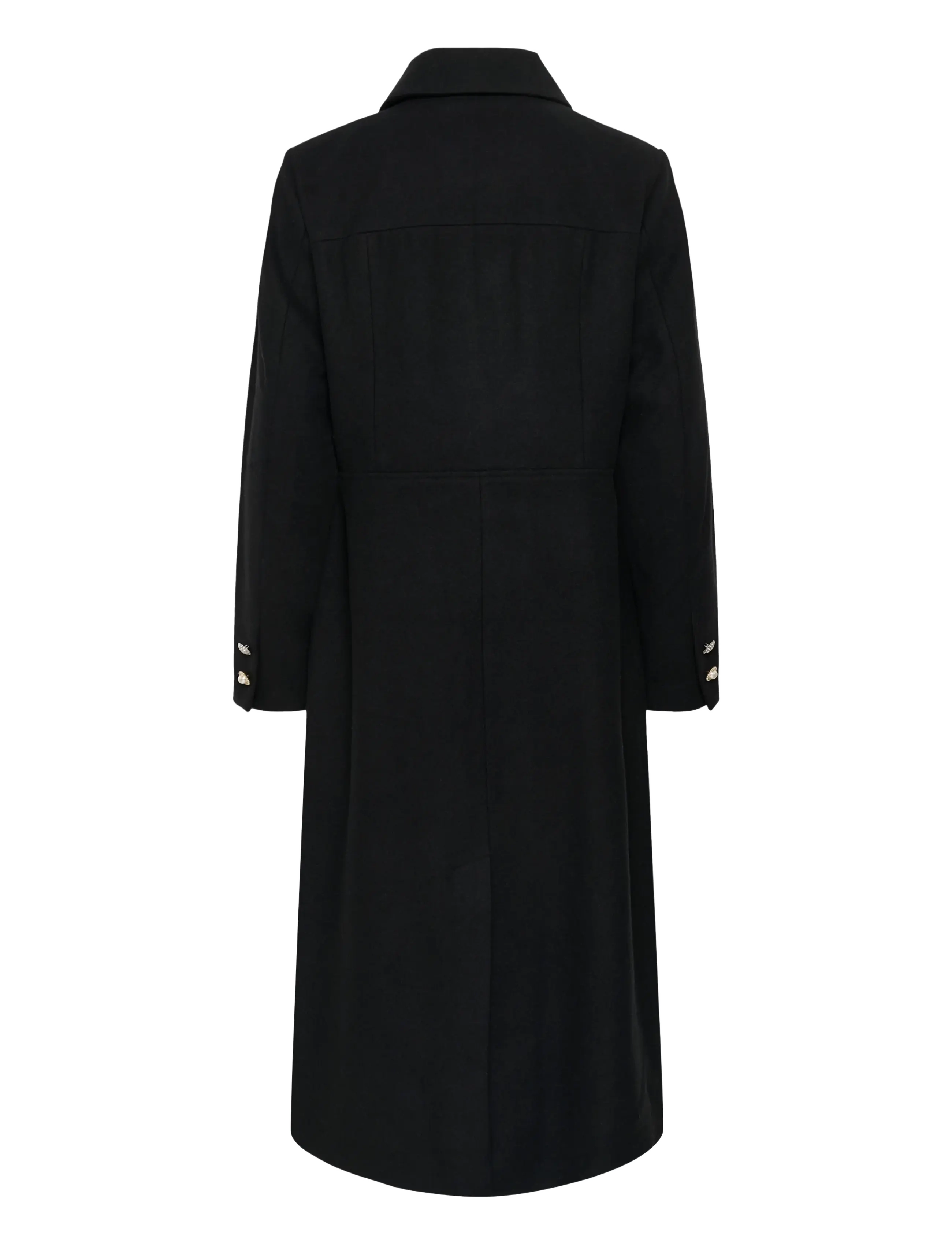 Cream - CRTolsa Long Coat - pitch black - 1