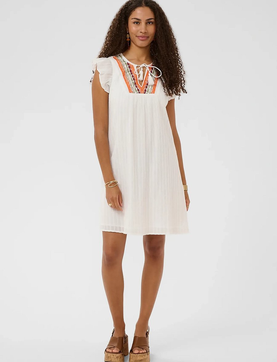 Cream - CRWilja Dress - konfirmatsioon - snow white - 0