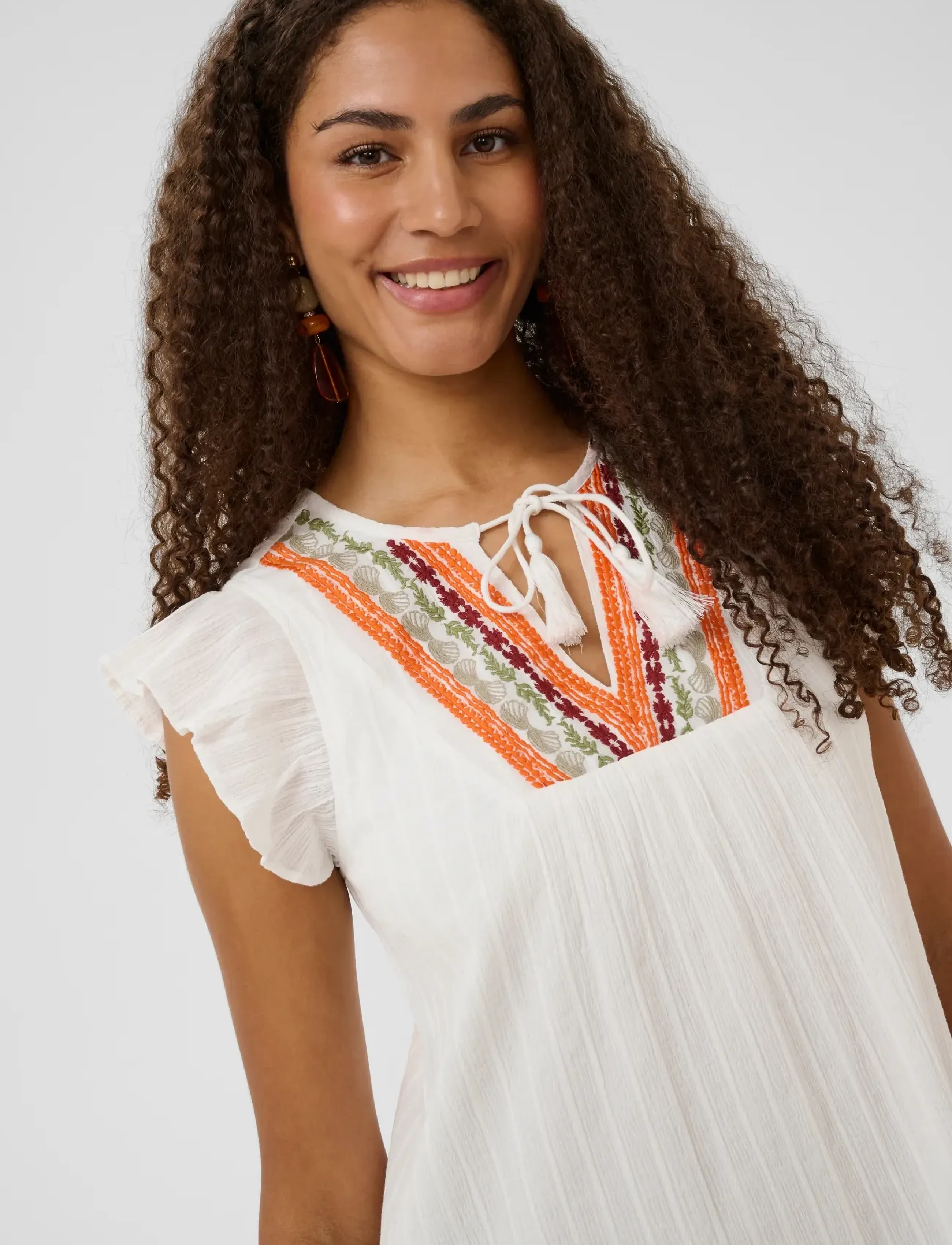Cream - CRWilja Dress - konfirmationstøj - snow white - 4