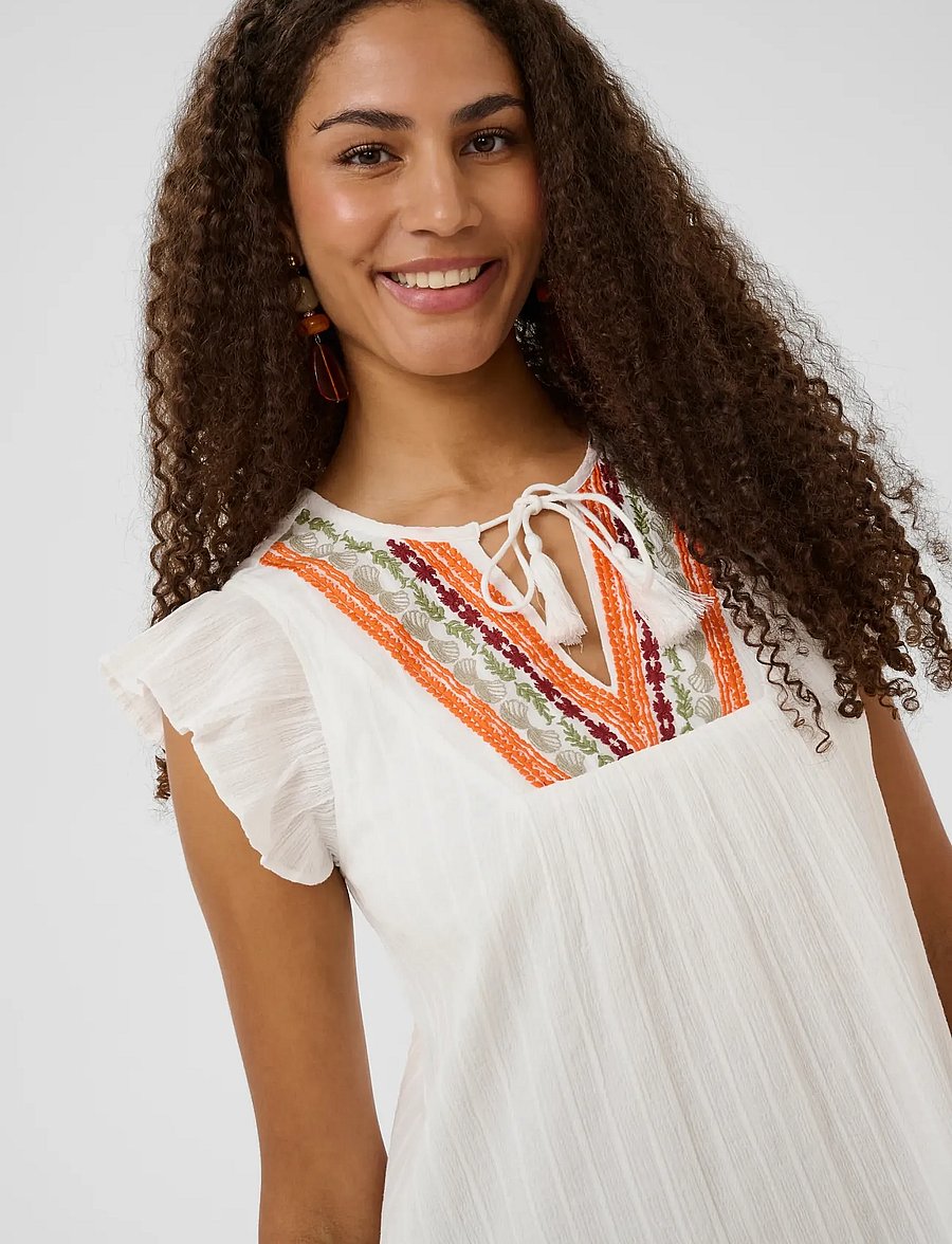 Cream - CRWilja Dress - konfirmatsioon - snow white - 4