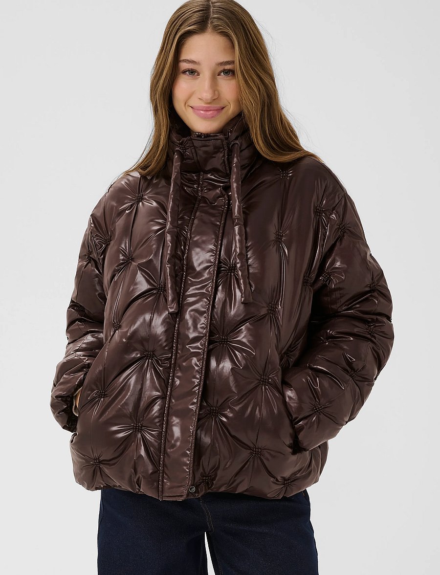 Cream - CRDrakie Short Jacket - vestes d'hiver - coffee bean - 2