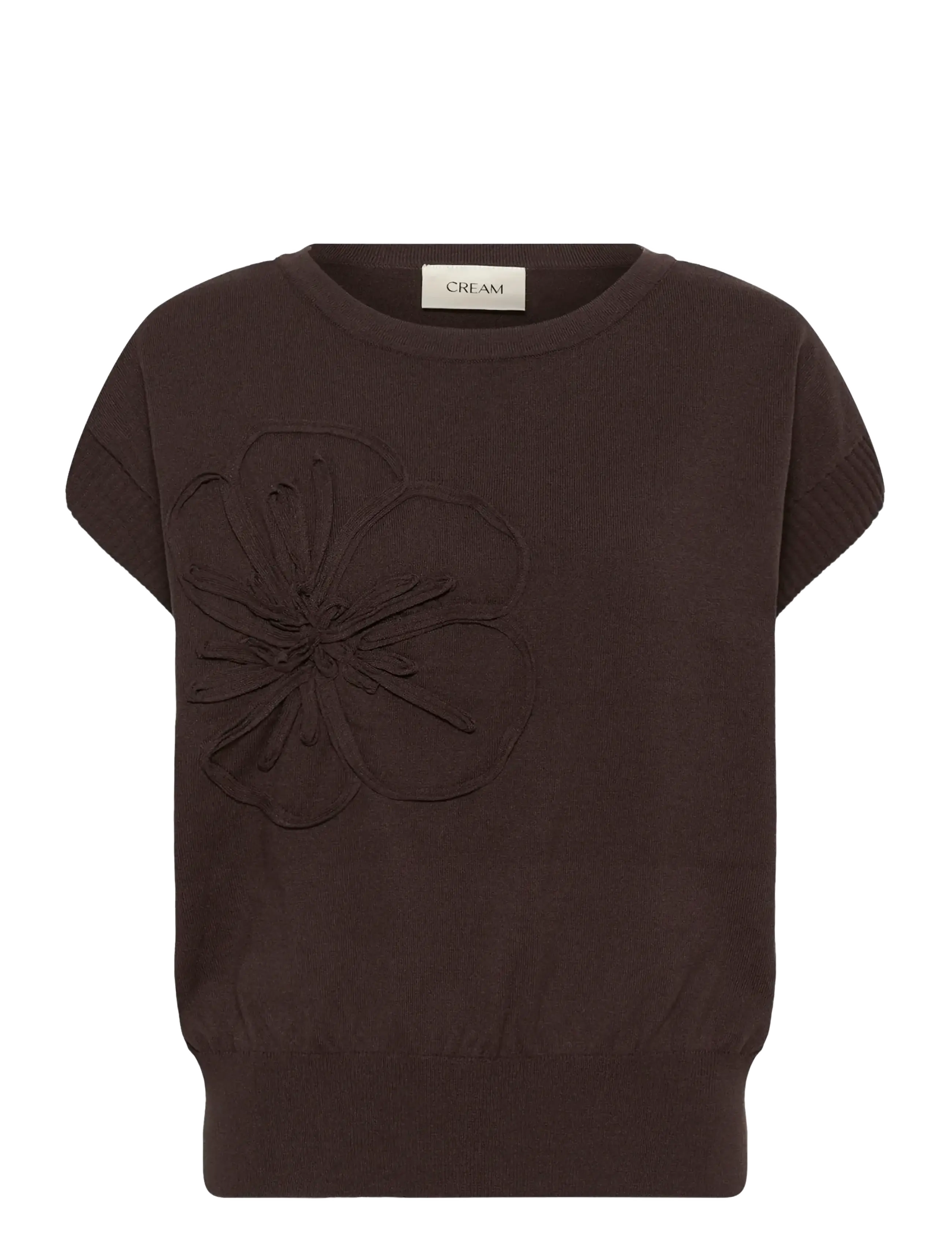 CREAM Crdela Knit Slipover W Deco Braun - M - Damen