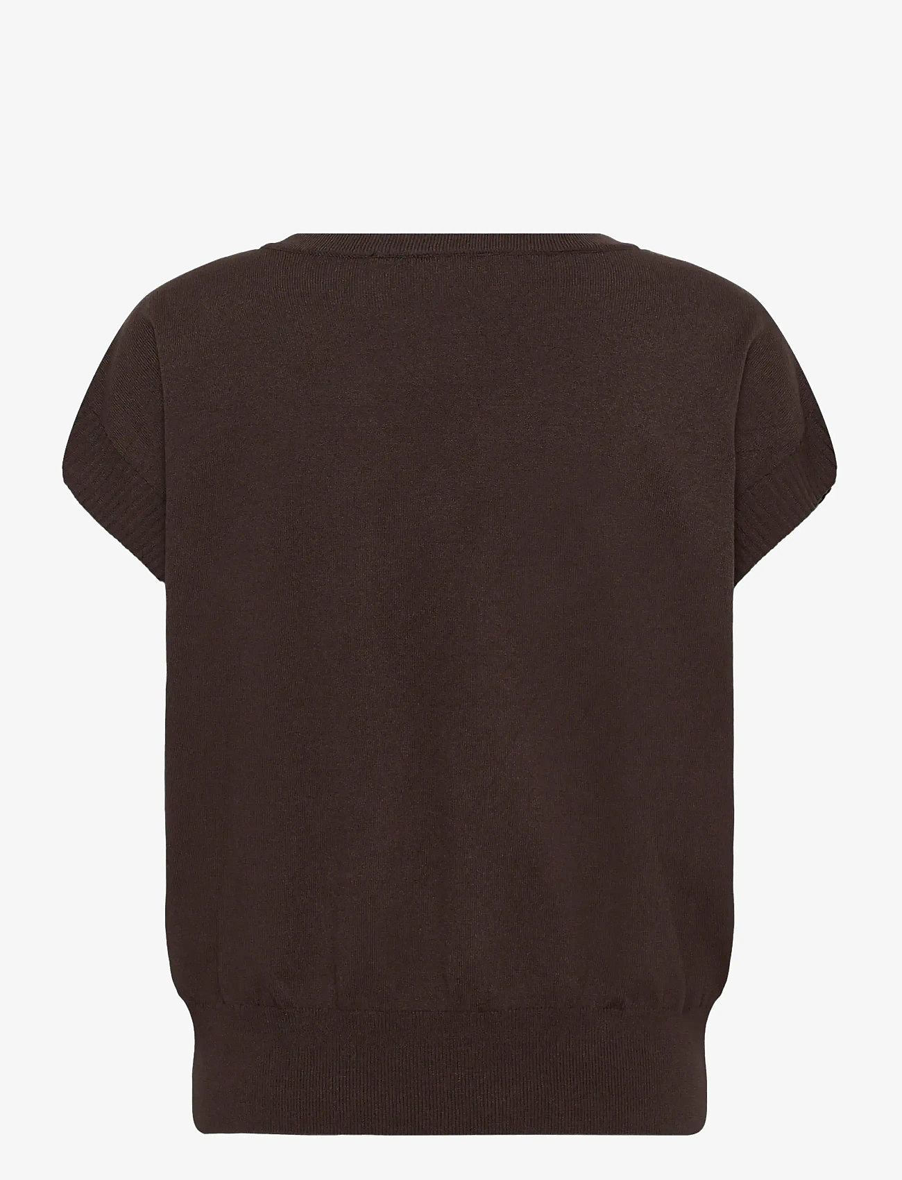 Cream - CRDela Knit Slipover w Deco - striktrøjer - java - 2
