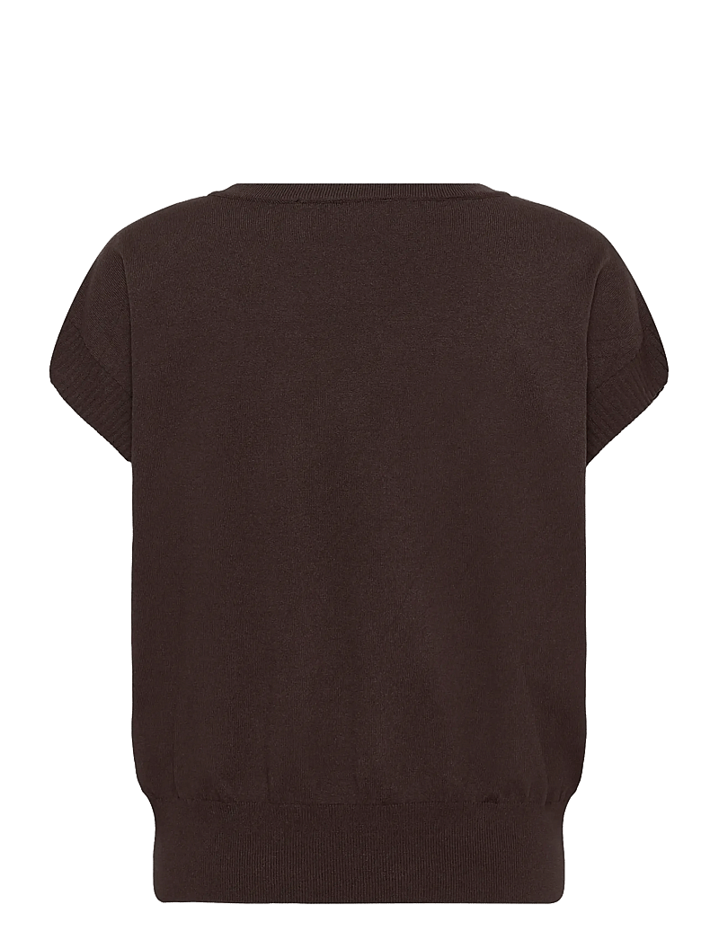 Cream - CRDela Knit Slipover w Deco - striktrøjer - java - 2
