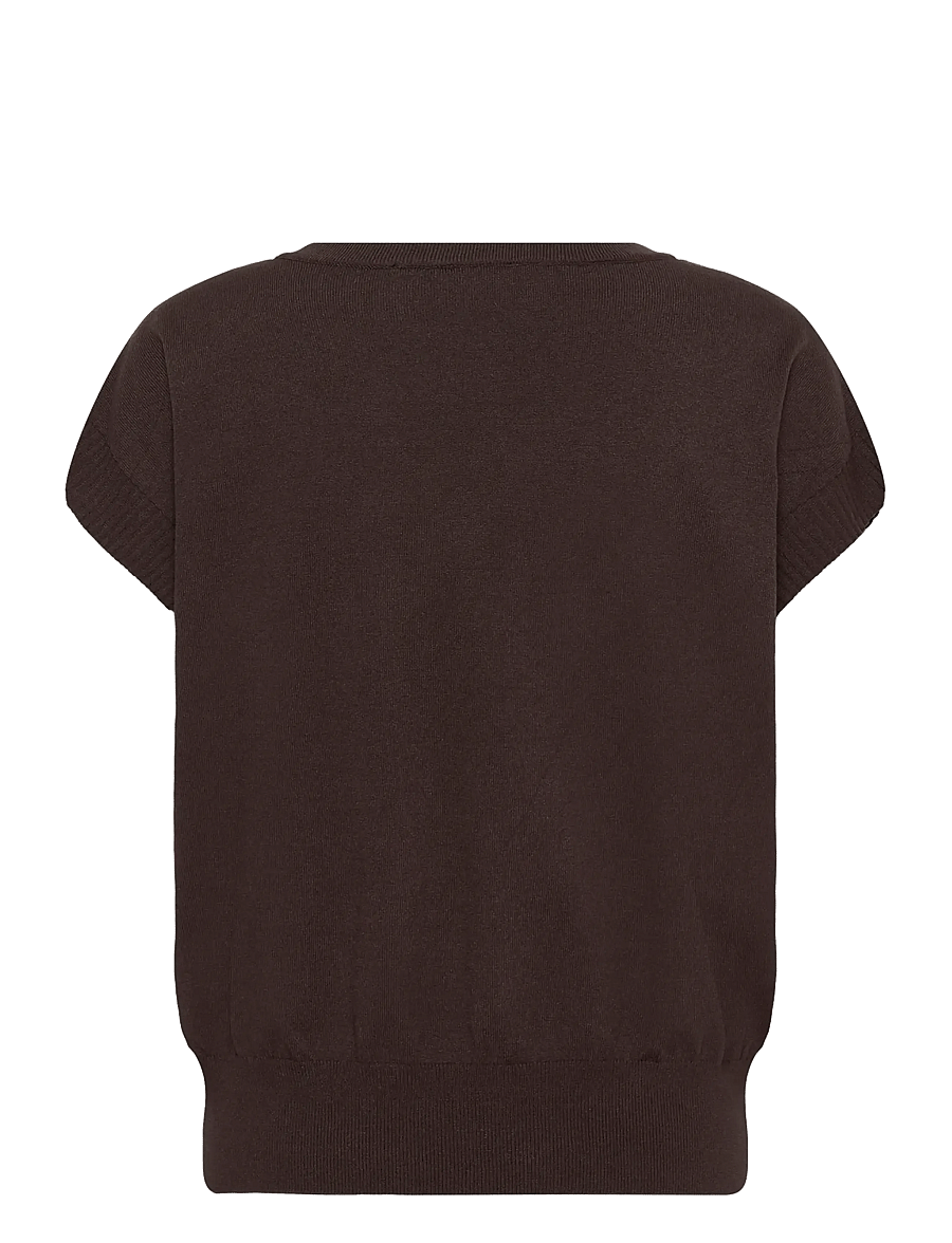 Cream - CRDela Knit Slipover w Deco - jumpers - java - 2