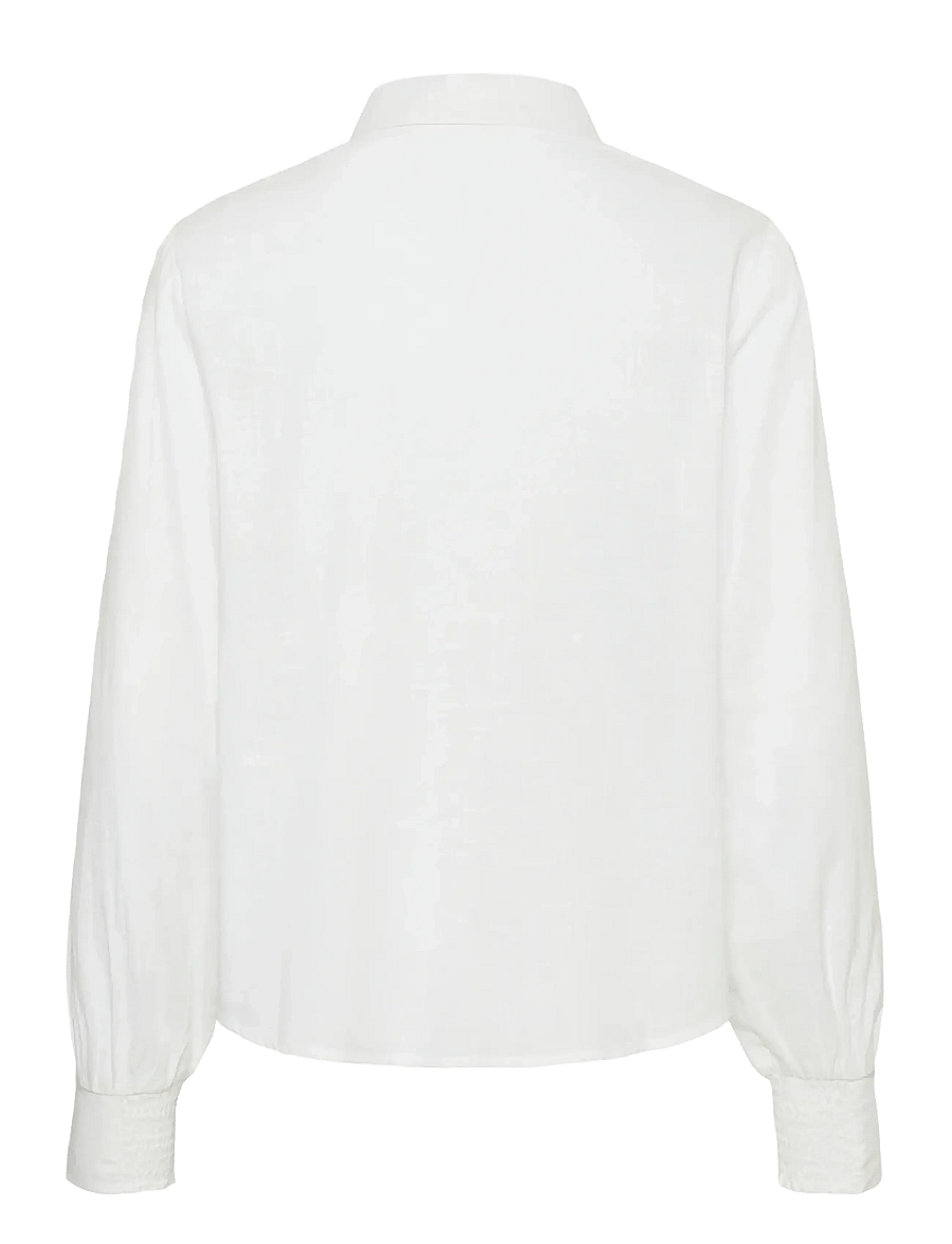 Cream - CRTracy Shirt - long-sleeved shirts - snow white - 2