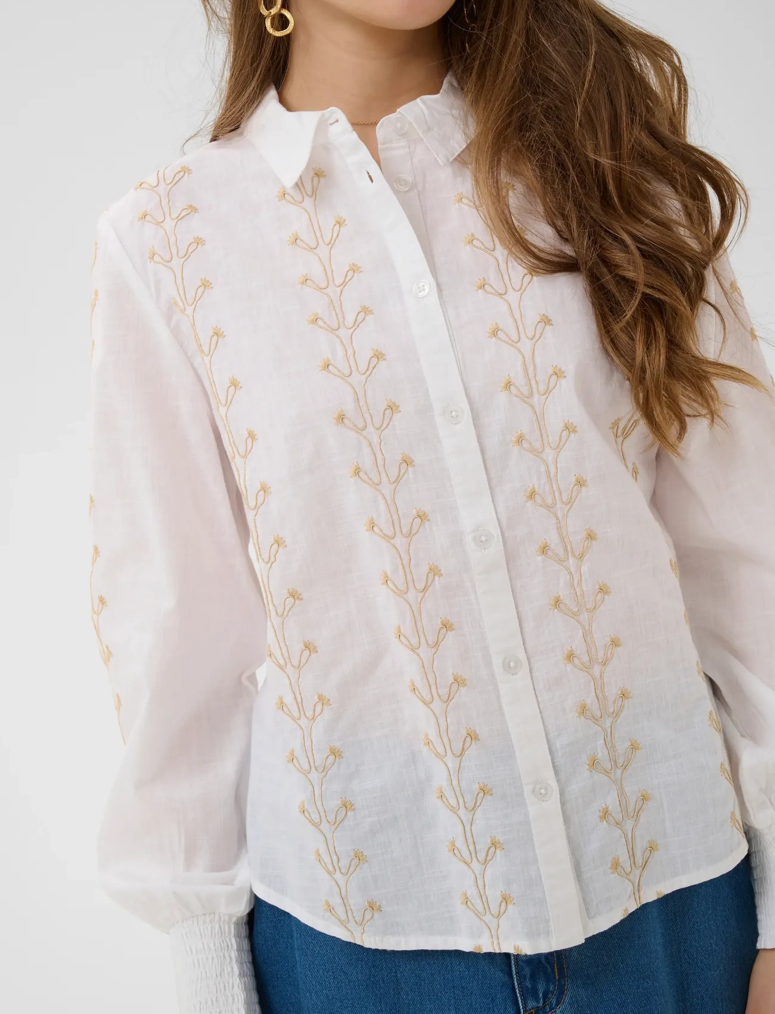 Cream - CRTracy Shirt - snow white - 5