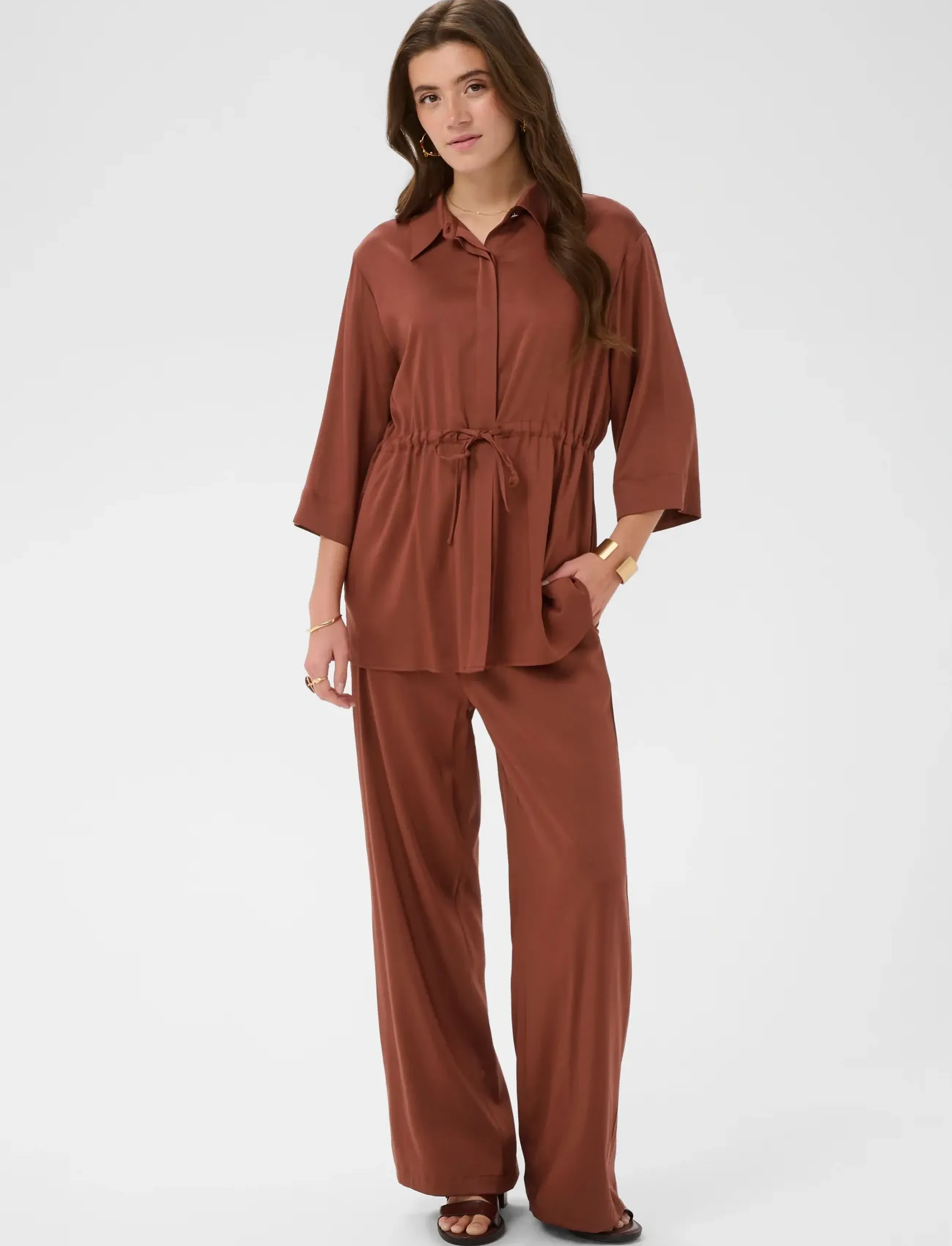 Cream - CRThelma Shirt - brandy snifter - 3