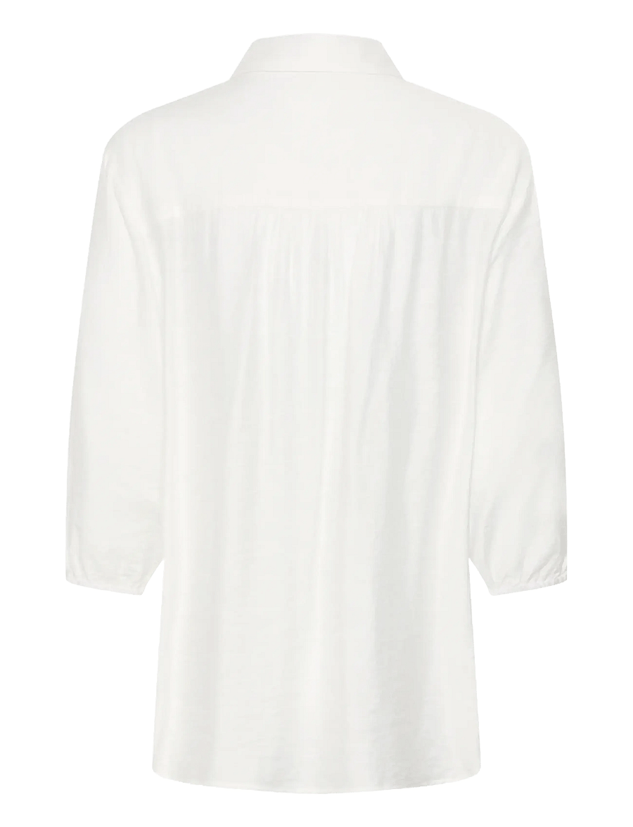 Cream - CRNoris Shirt - long-sleeved shirts - snow white - 2
