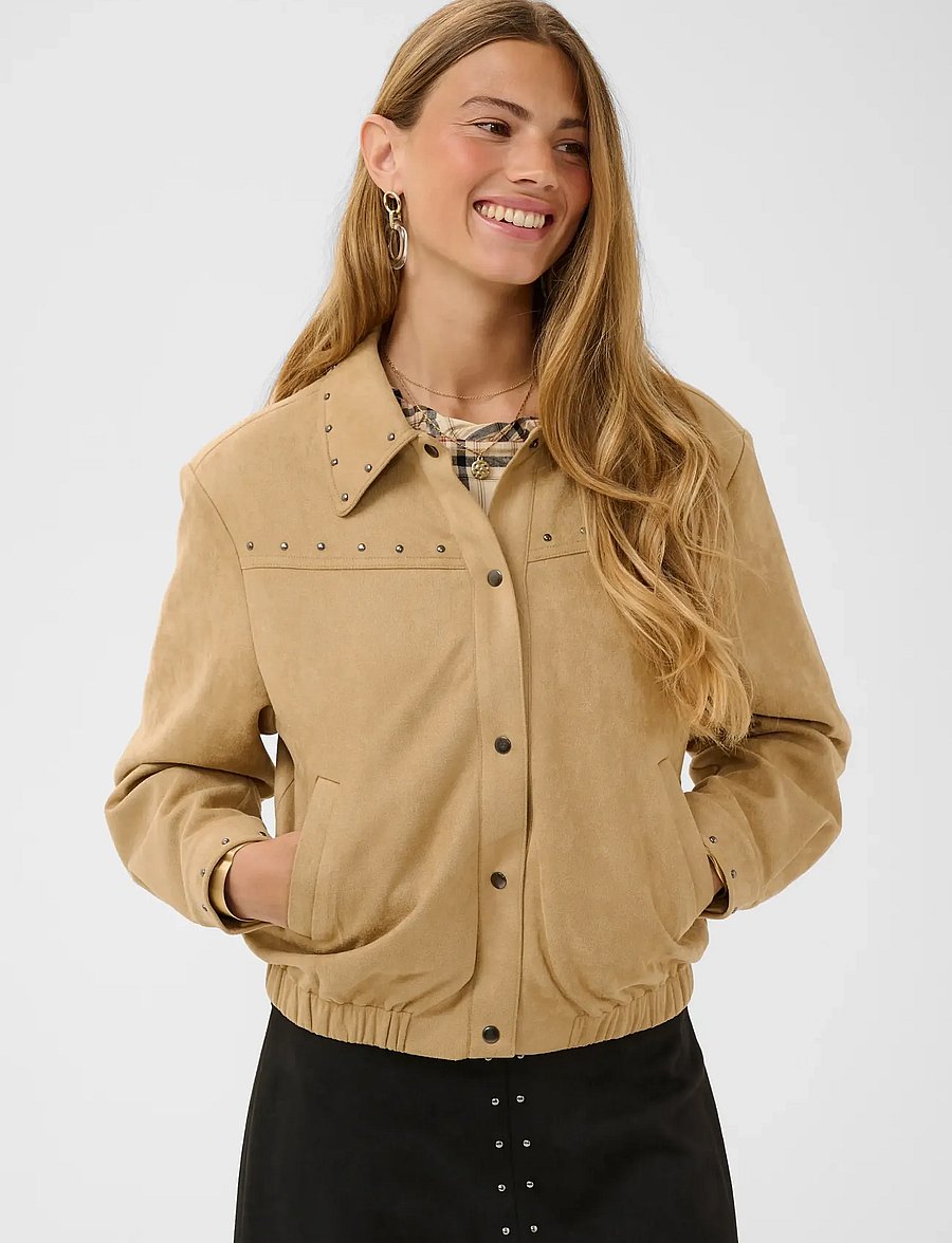 Cream - CRWinny Jacket - frühlingsjacken - travertine - 0