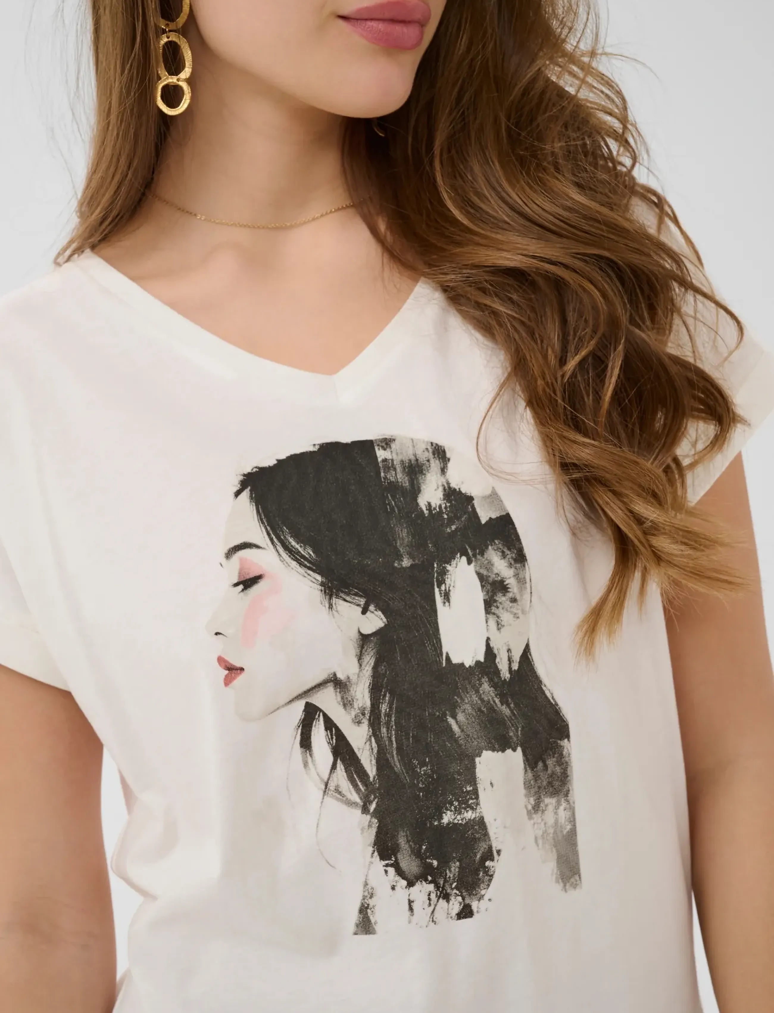 Cream Crying T-Shirt dam – bild 5