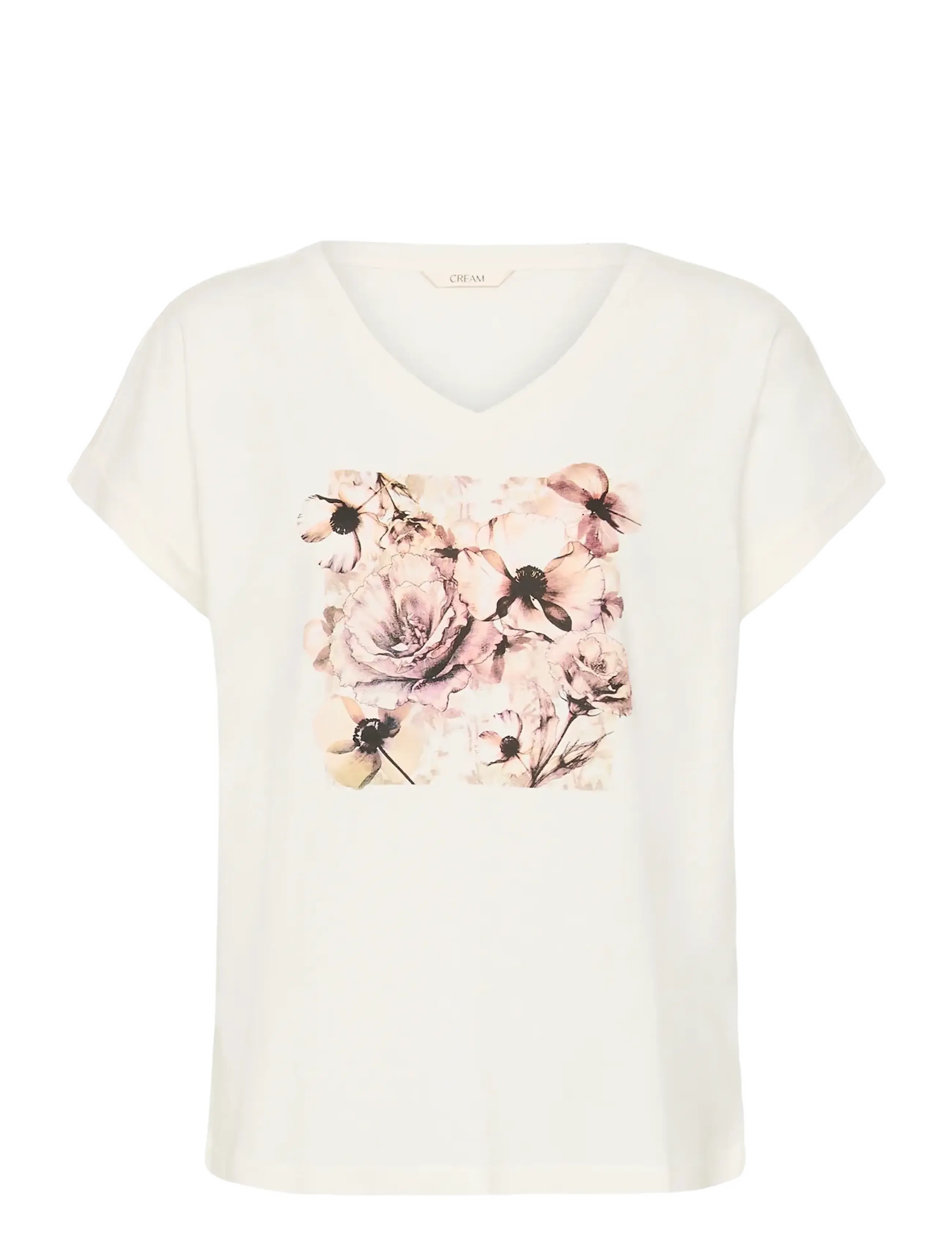 CREAM Crying T-Shirt Weiß - M - Damen