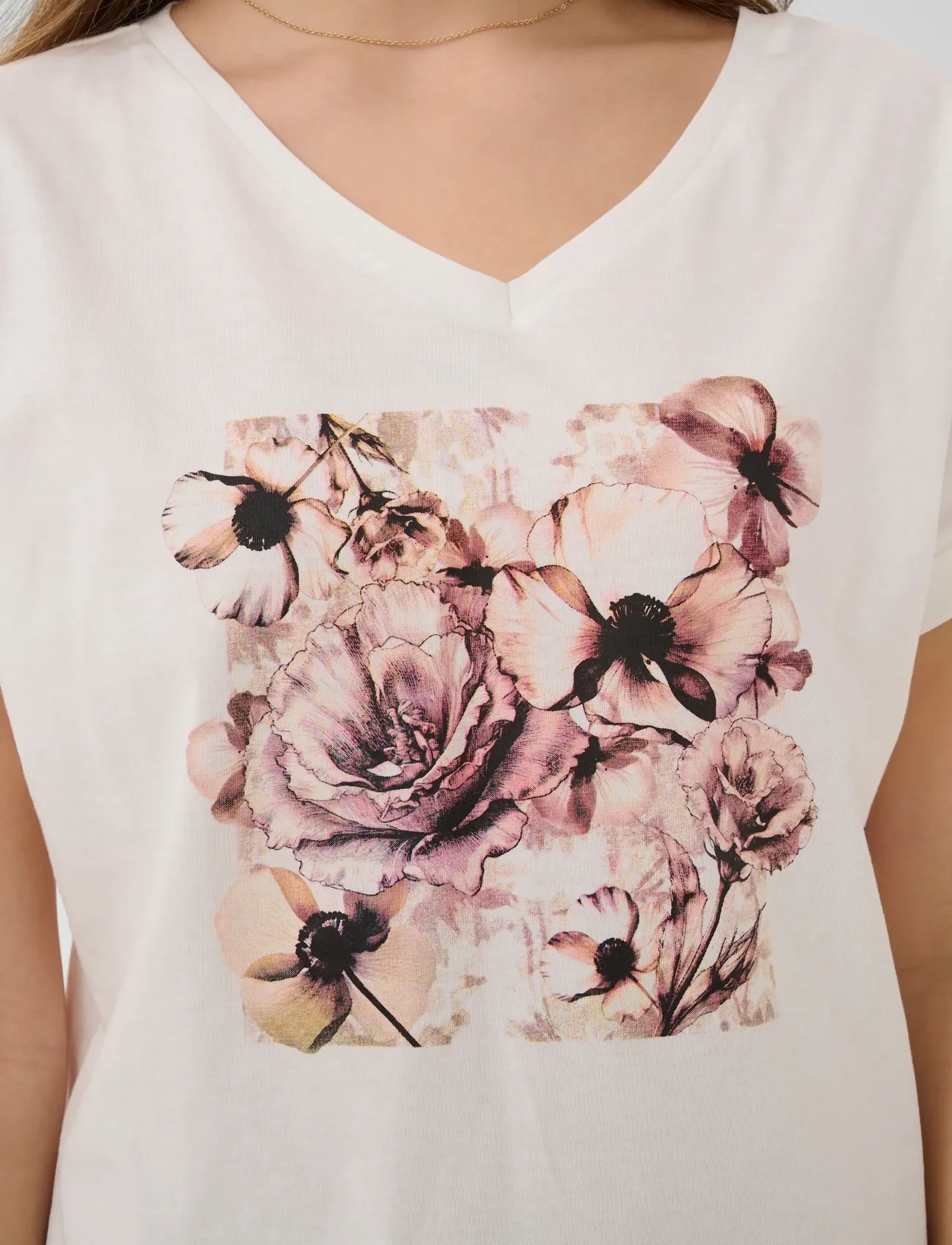 Cream Crying T-Shirt dam – bild 5